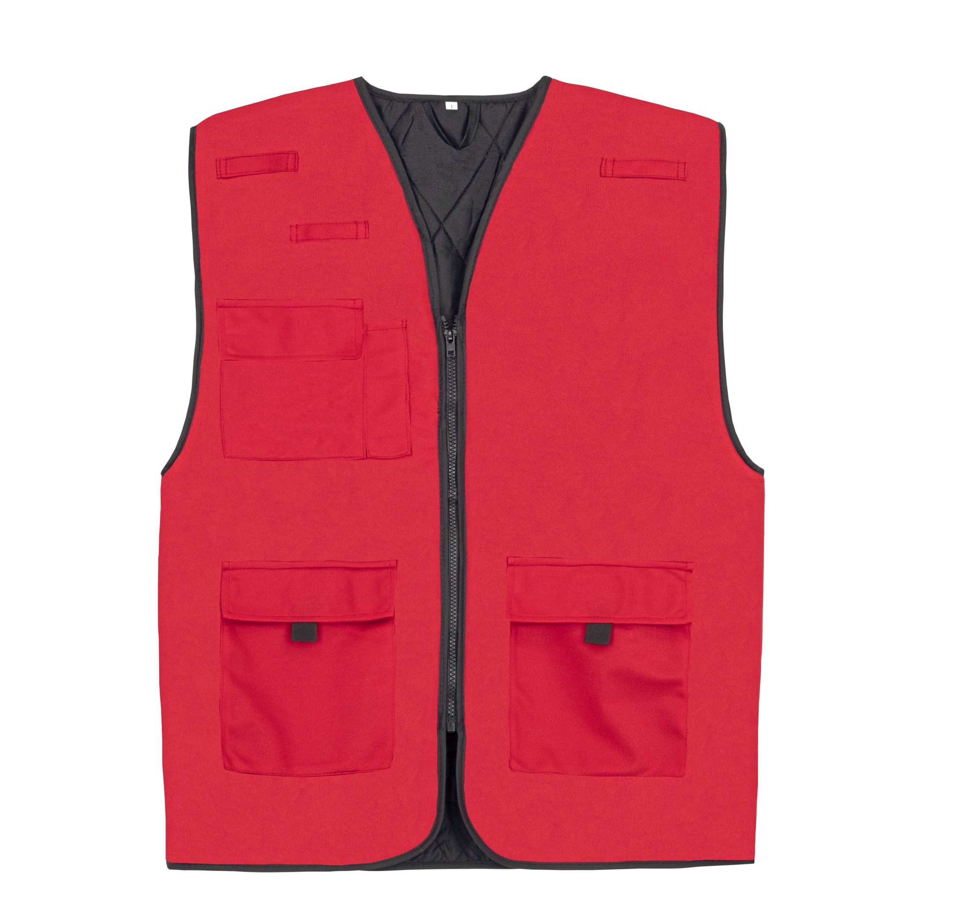 Korntex Multifunktionale Arbeitsweste Kiel mit Taschen, Signal Orange XL, KX166