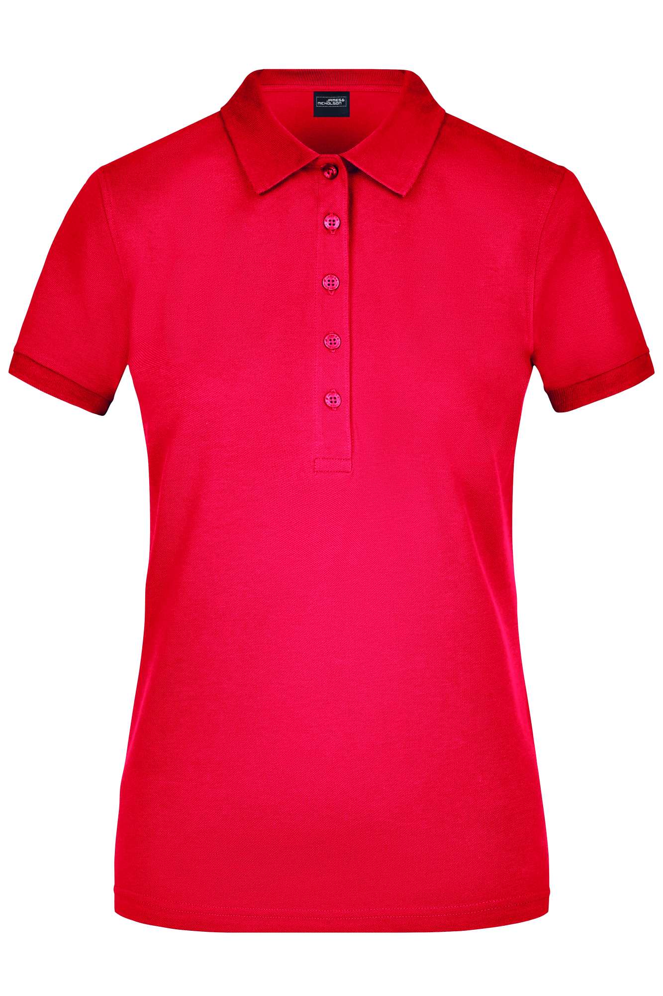 Polo Piqué mit Elasthan-Schnitt für Damen