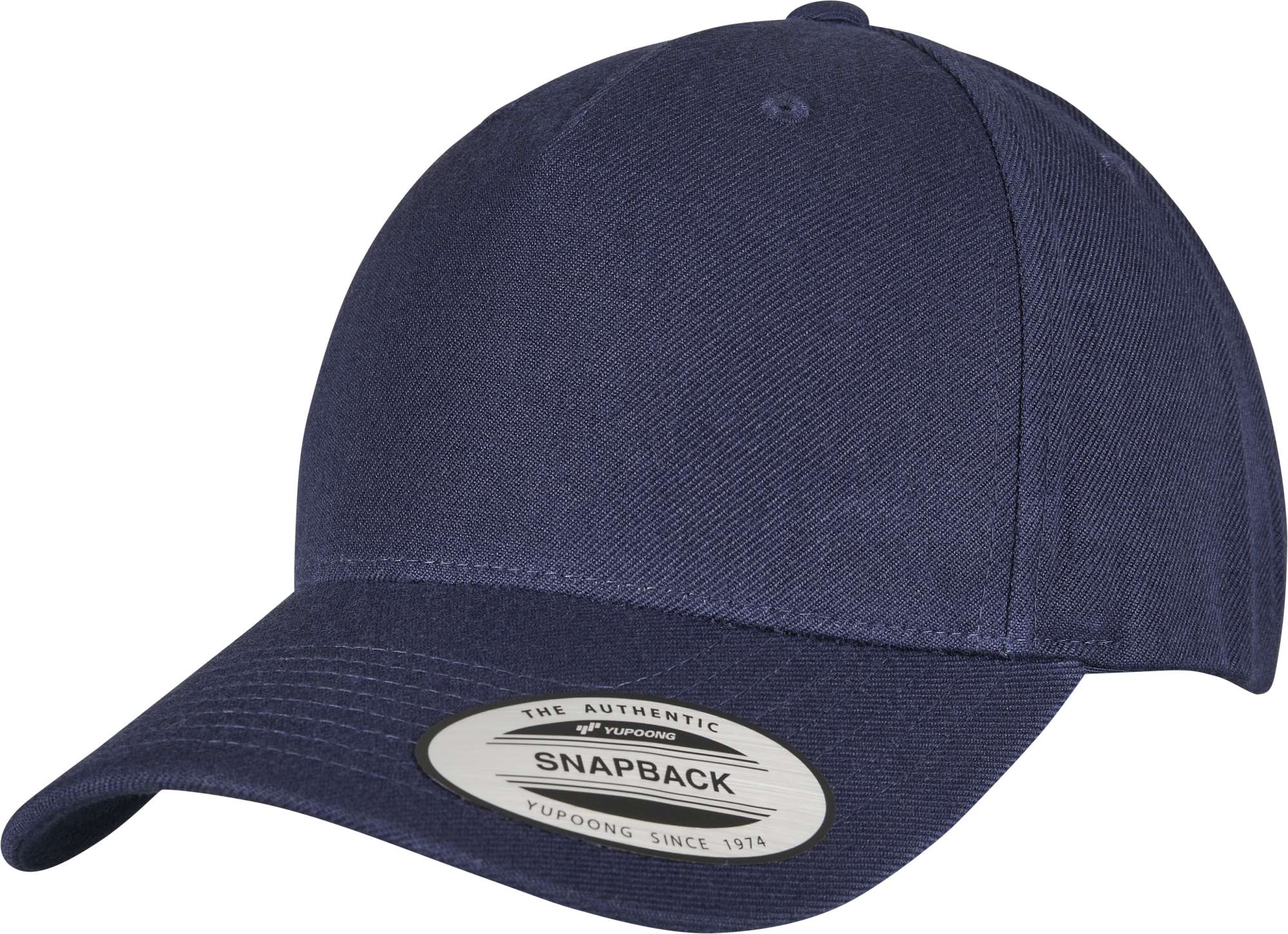 5-Panel Snapback Cap mit Curved Visor