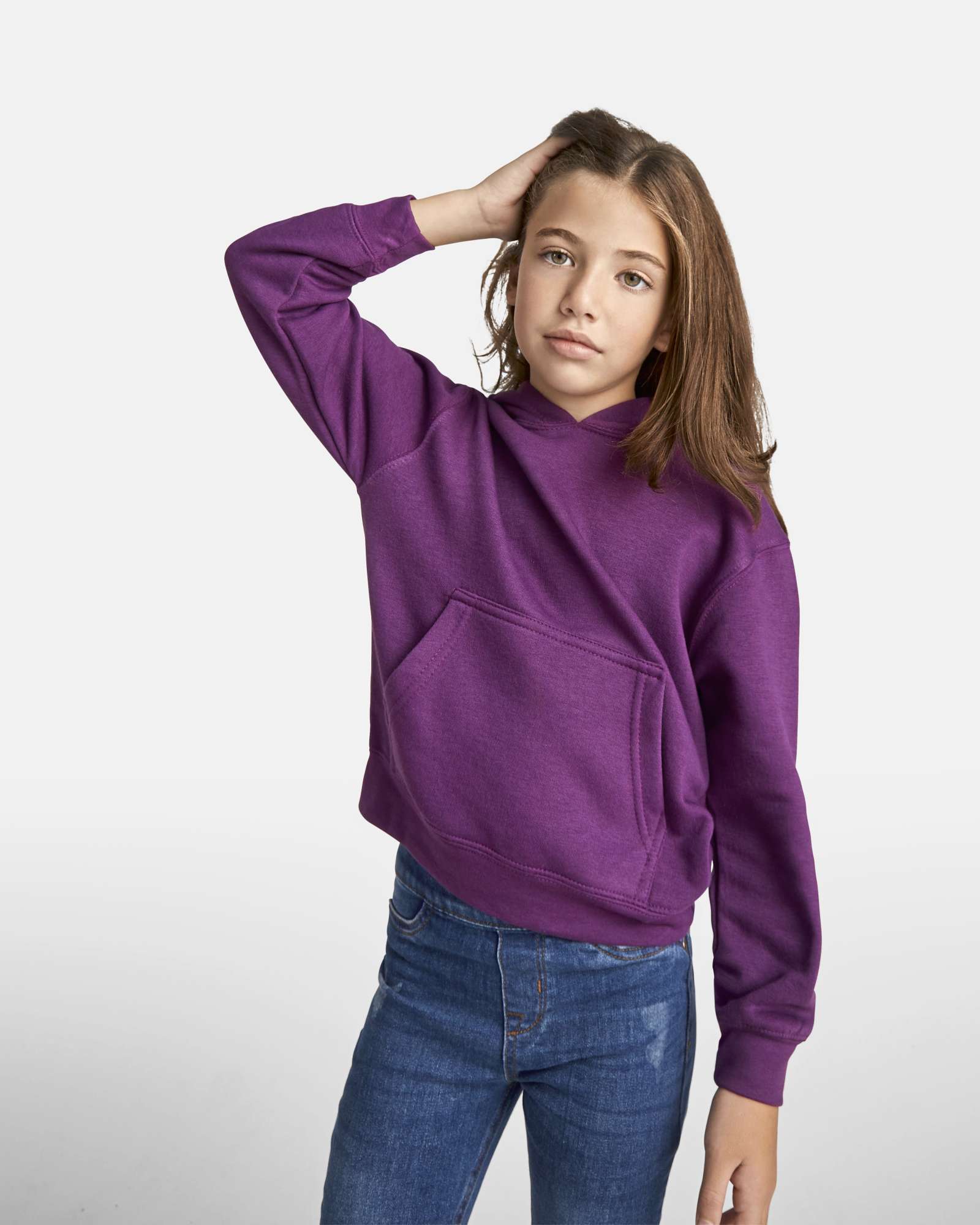 Kapuzensweatshirt mit Kängurutasche für Kinder