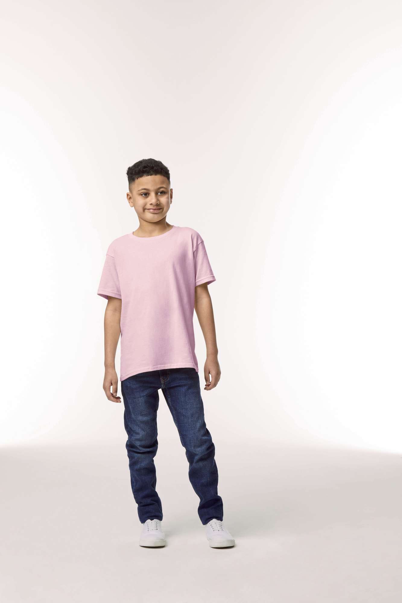 Gildan Baumwoll-T-Shirt für Kinder, Rundhals, Charcoal (Solid) M (170), G5000K