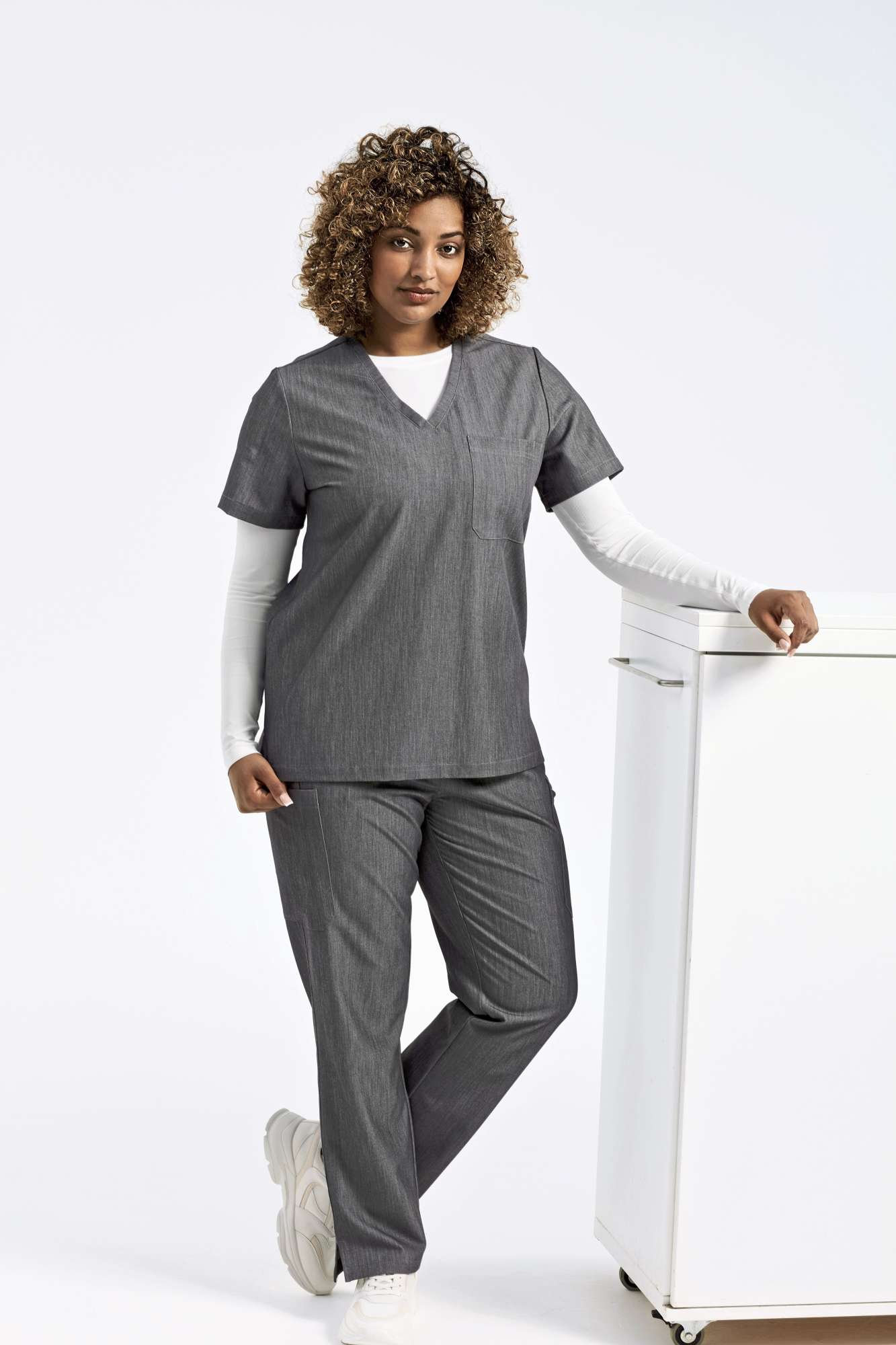 Onna by Premier Onna-Stretch Tunika für Frauen, Exact Black XL, NN300