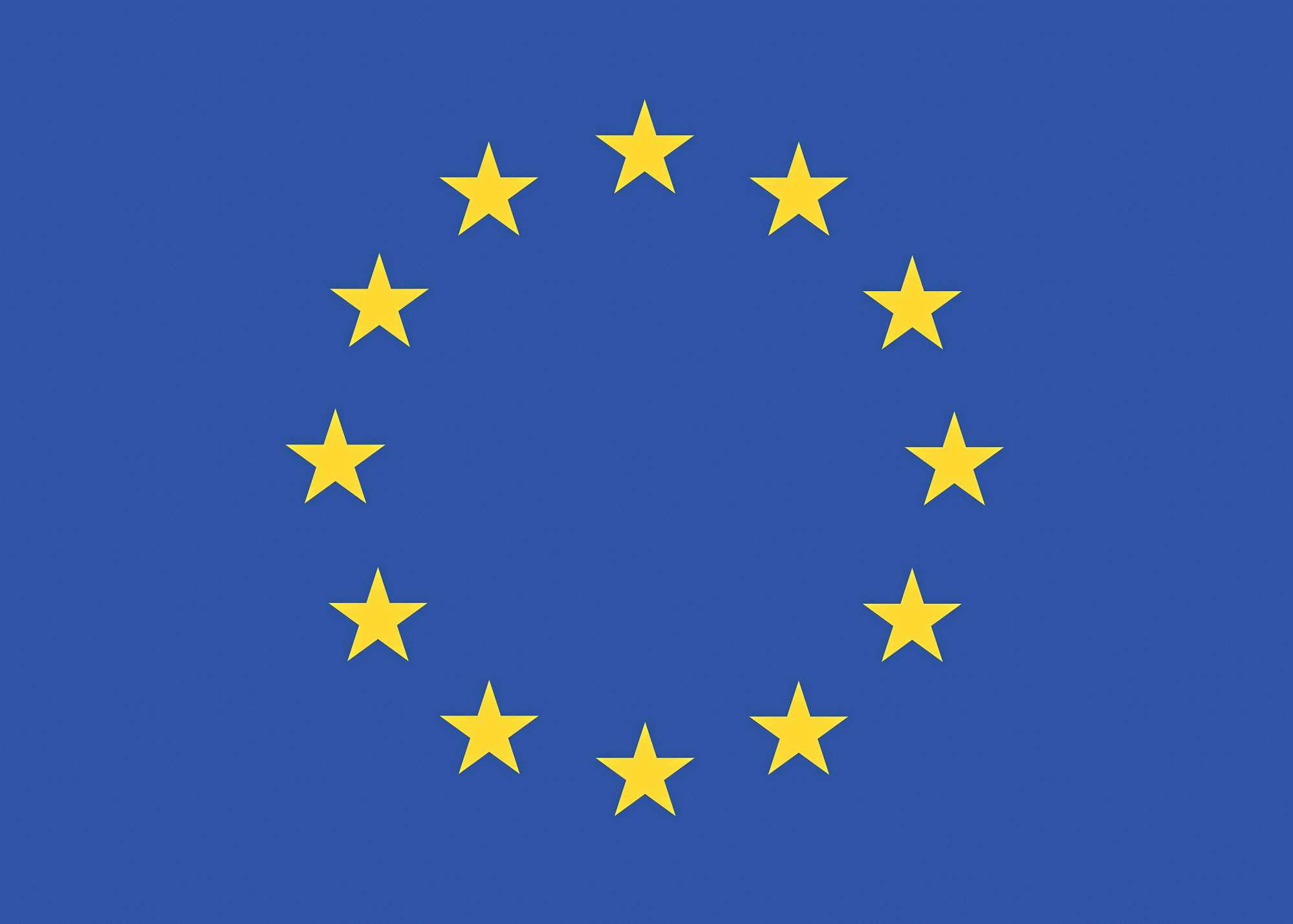 Europa Fahne 90 x 150 cm Polyester
