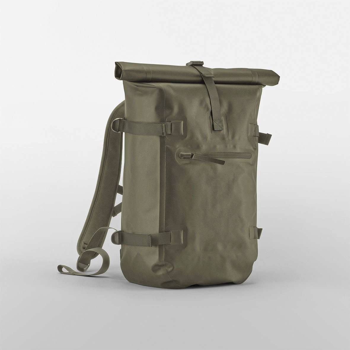 Wasserdichter Roll-Top-Rucksack aus Recyclingmaterial