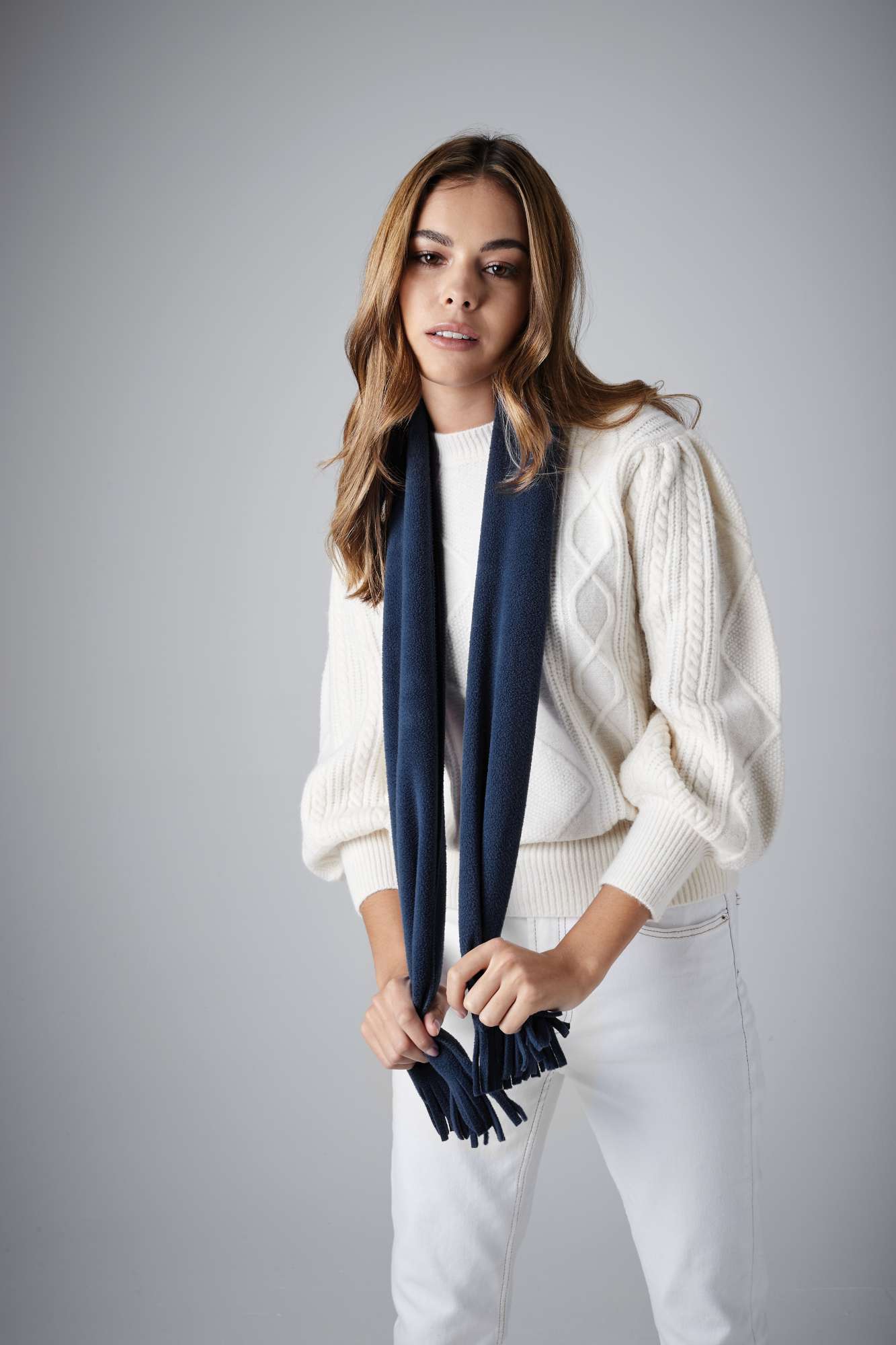 Suprafleece® Dolomite Schal mit Fransen