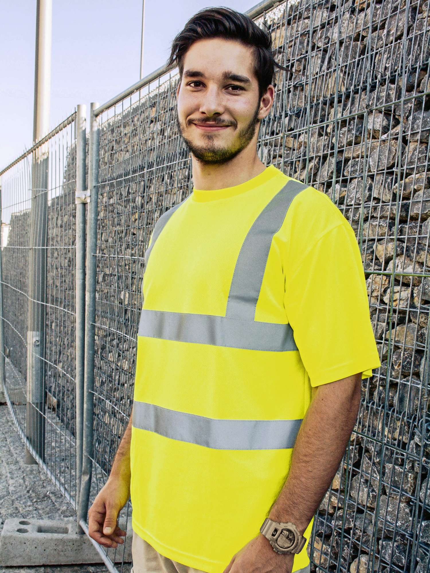 Korntex Hi-Vis Basic T-Shirt Cordoba Polyester, Signal Orange XL, KX071