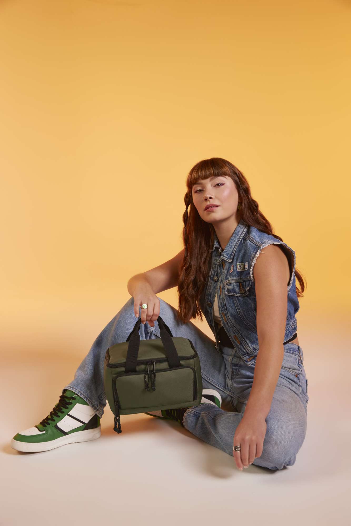 Recycelte Mini Kühltasche mit Isolierung