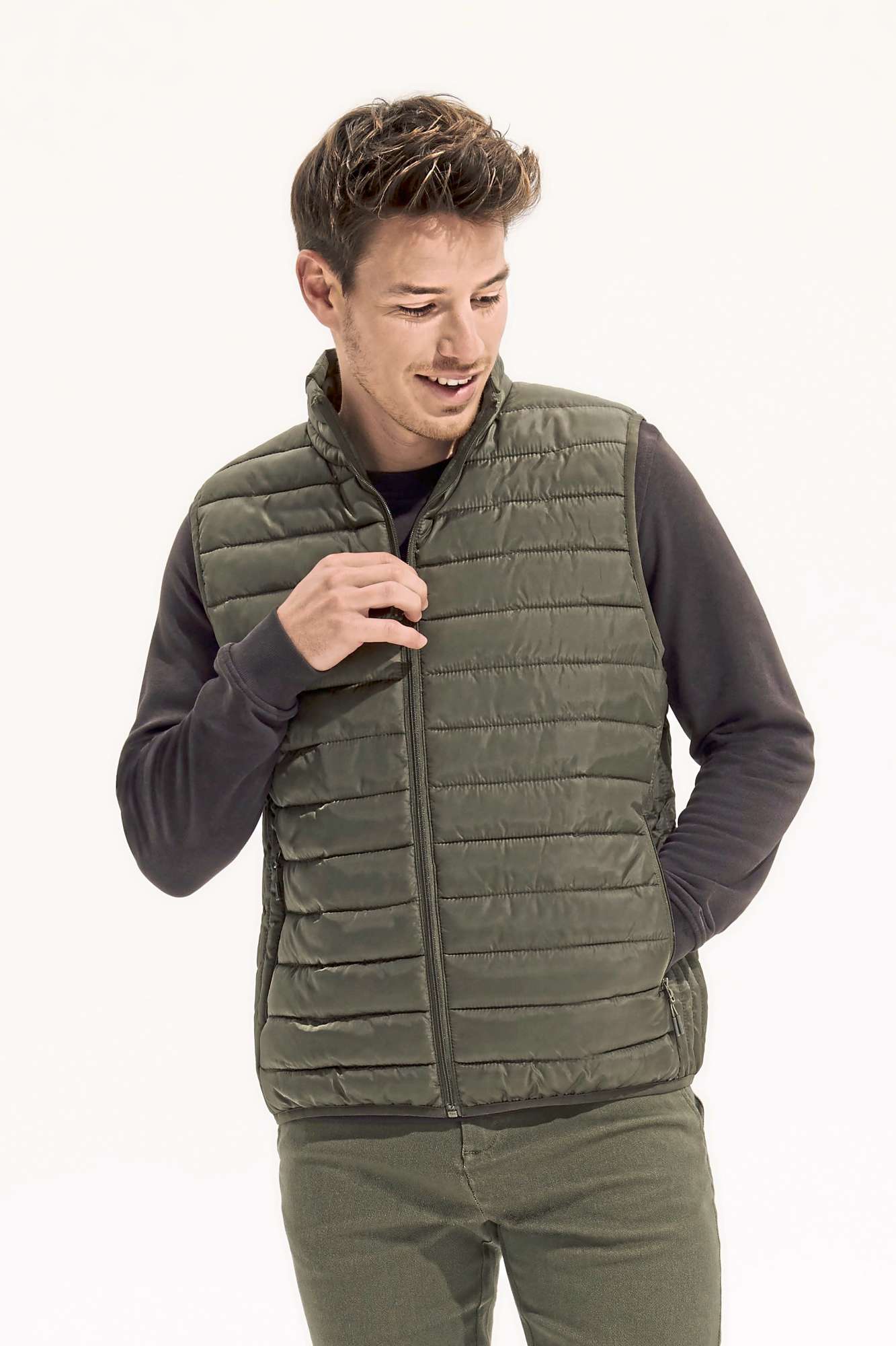 SOL´S Stream Bodywarmer für Herren, Charcoal Grey (Solid) S, L04020
