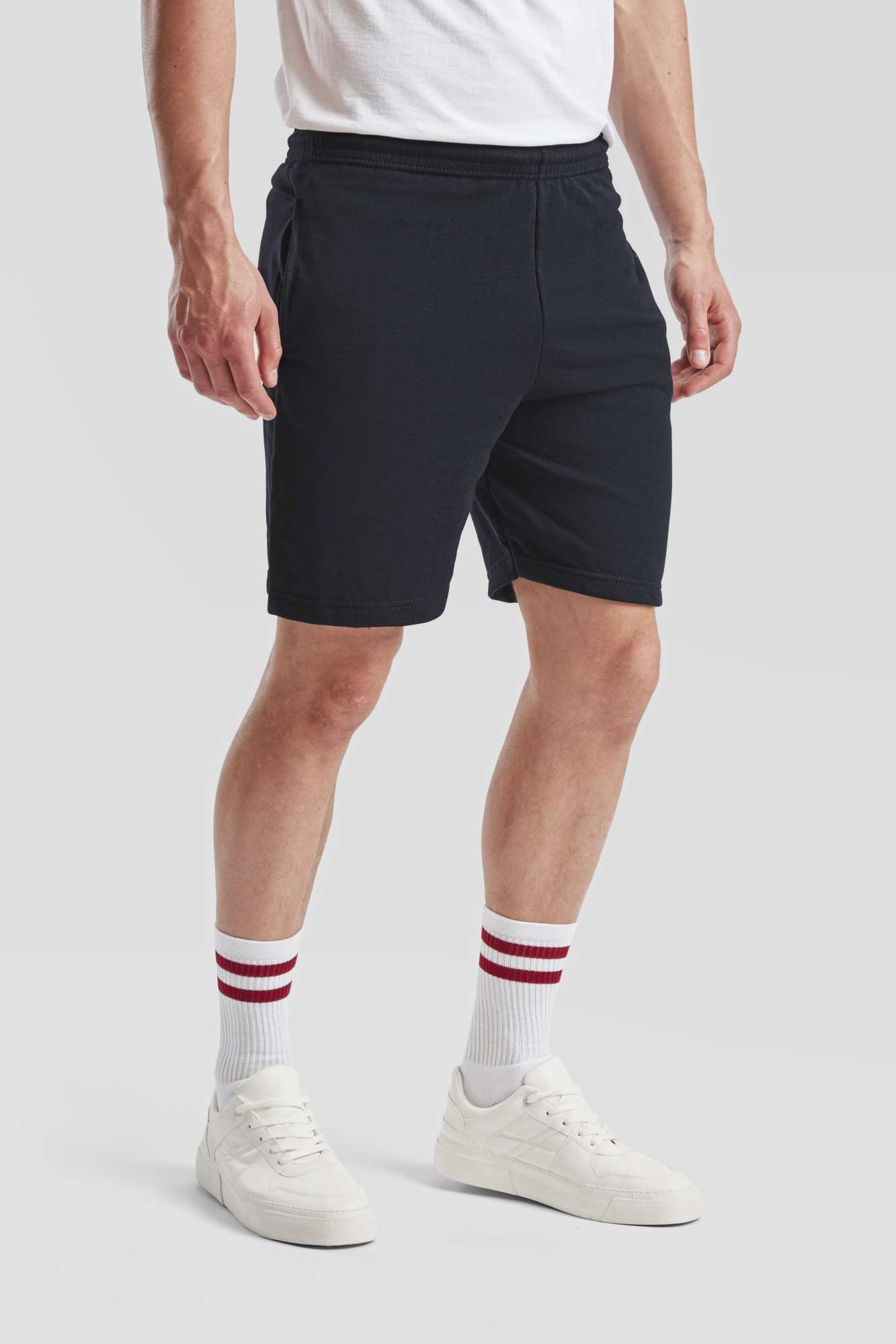 Leichte Sweat-Shorts mit Kordelzug