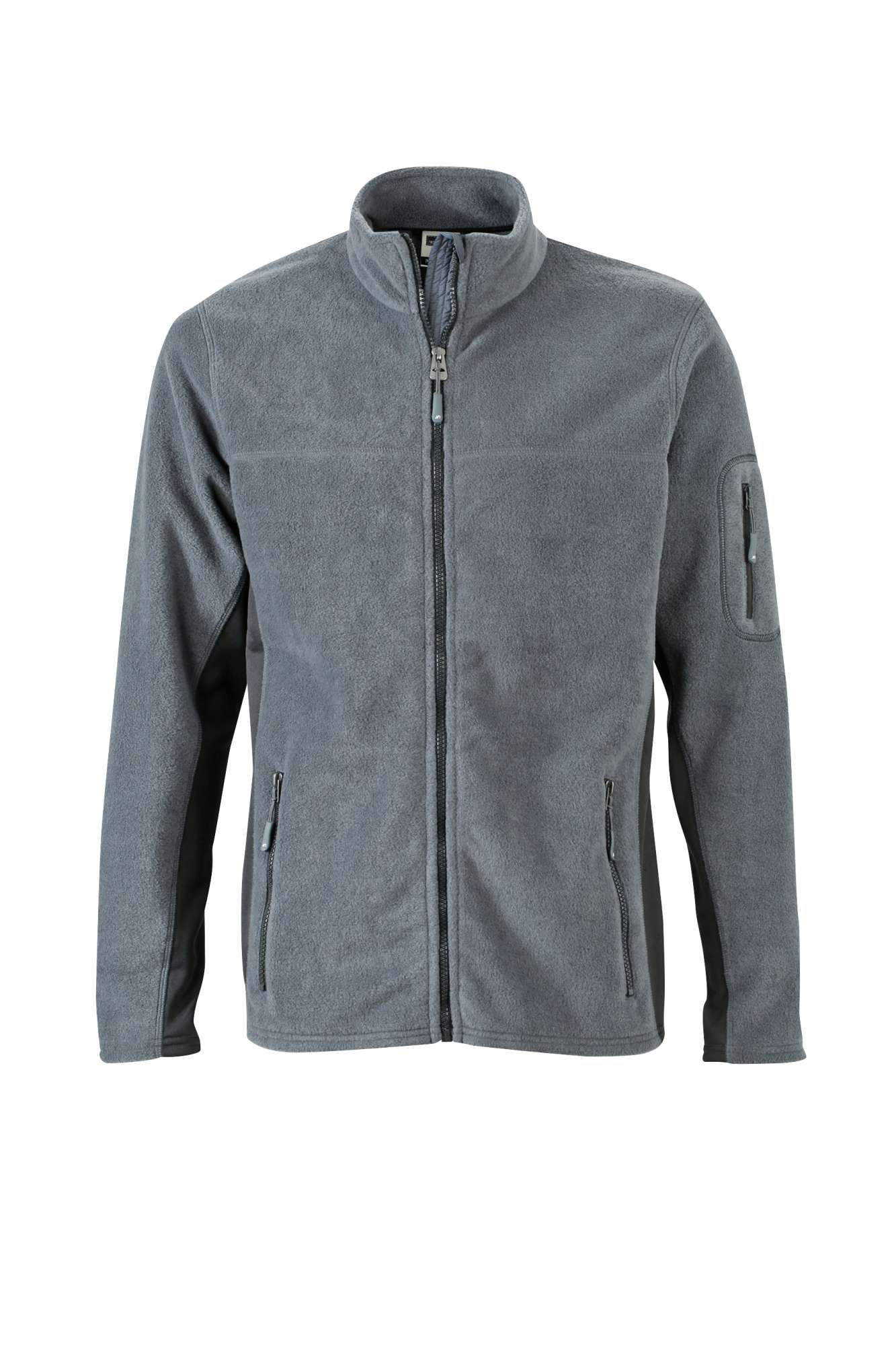 Fleece-Jacke „STRONG“ mit Softshell-Einsätzen