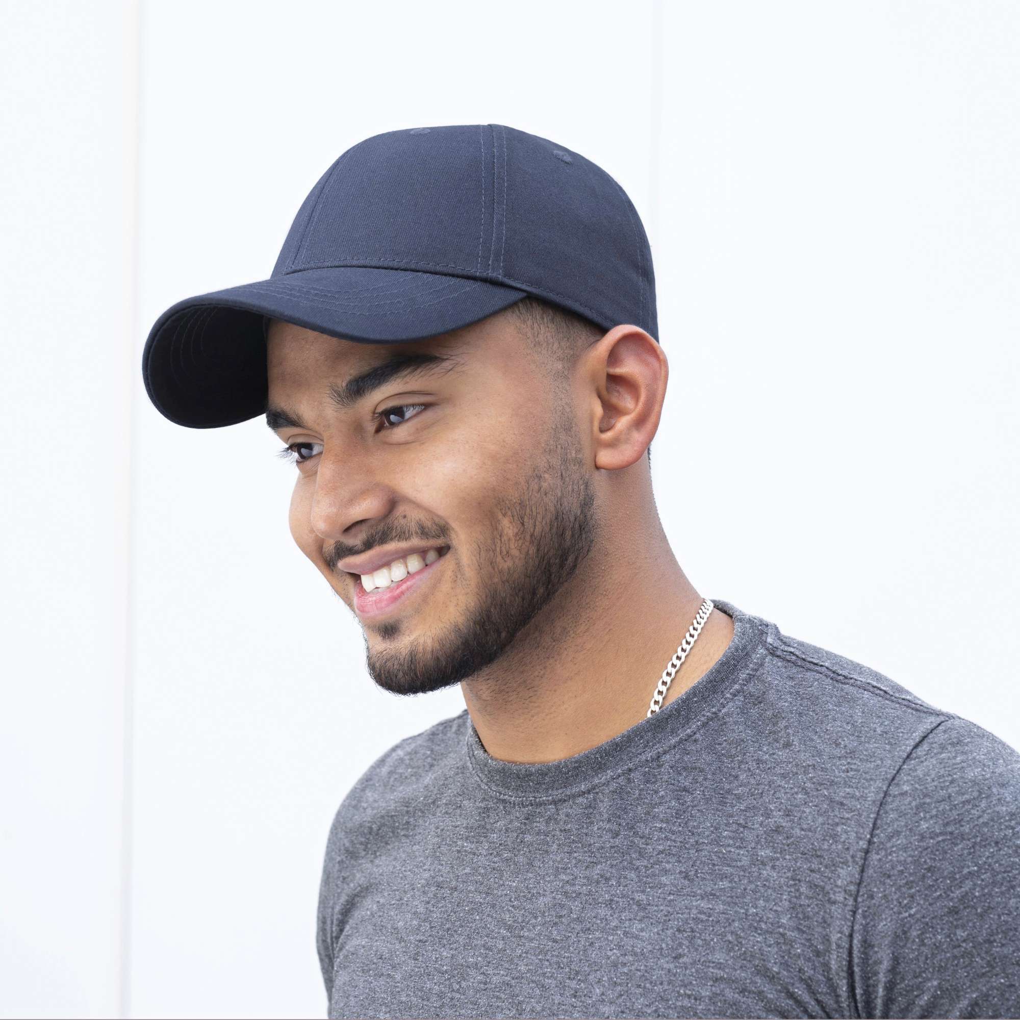 Brain Waves Nachhaltige 6-Panel-Cap aus Recycling-Baumwolle, White One Size, BW7022226