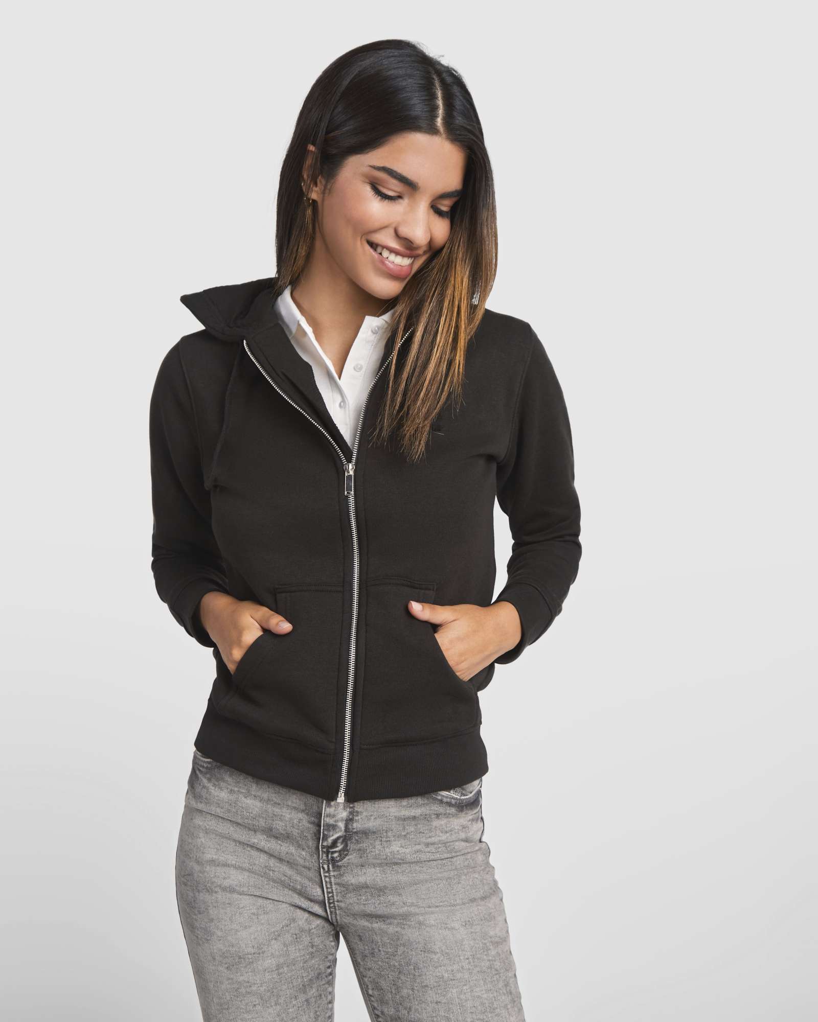 Sweatjacke Veleta mit Kapuze für Damen