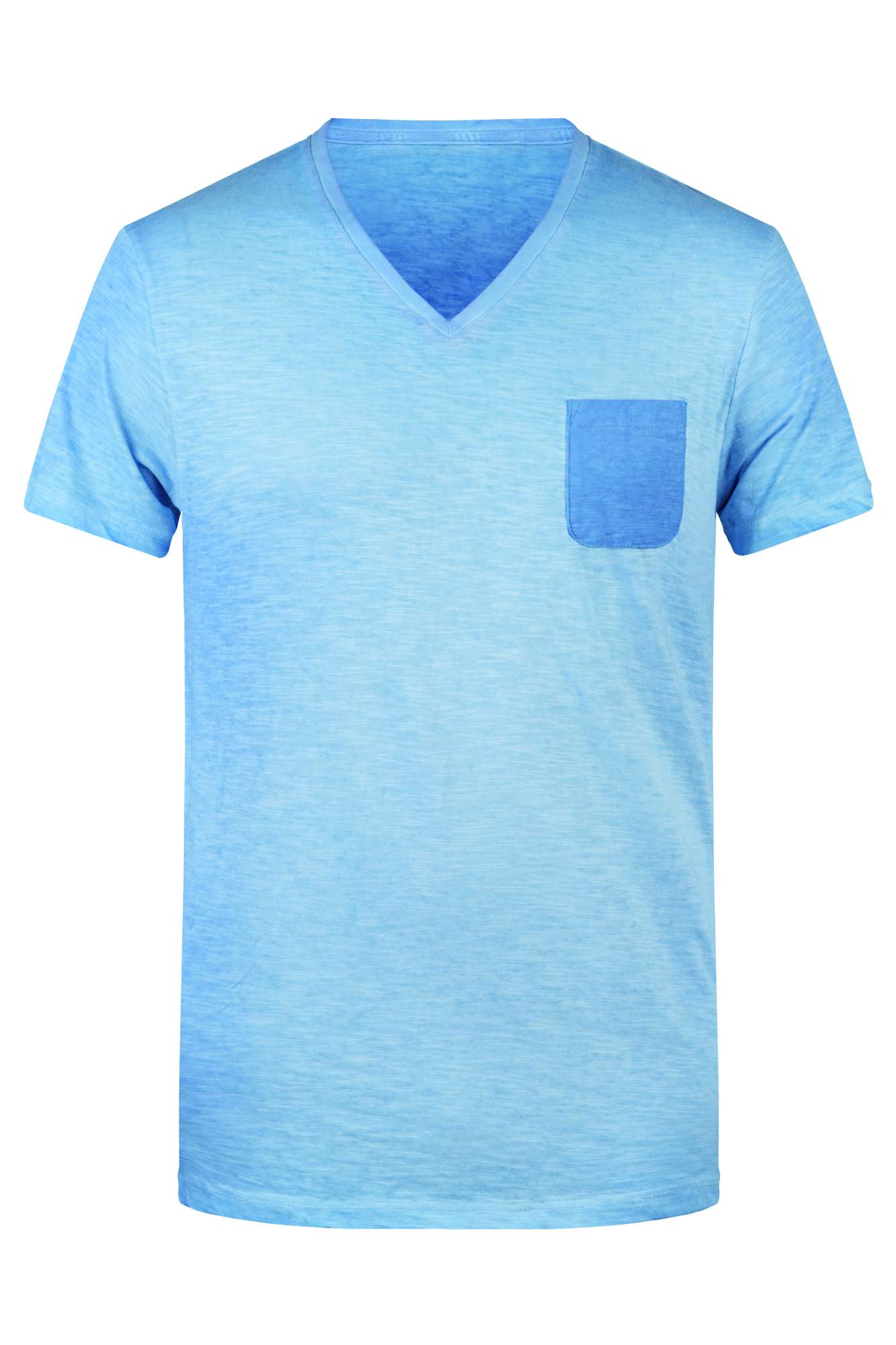 T-Shirt Vintage-Look mit Brusttasche für Herren