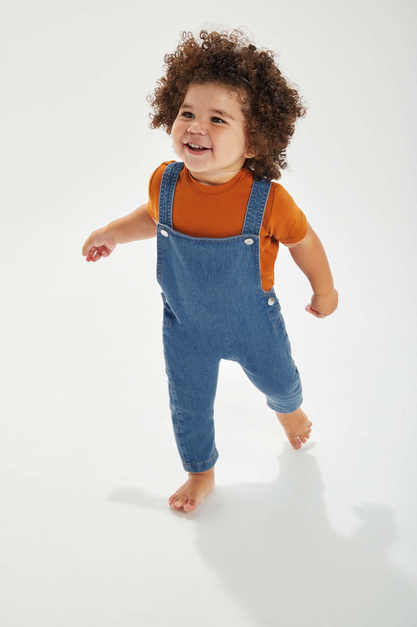Baby Rocks Denim Latzhose aus Baumwolle