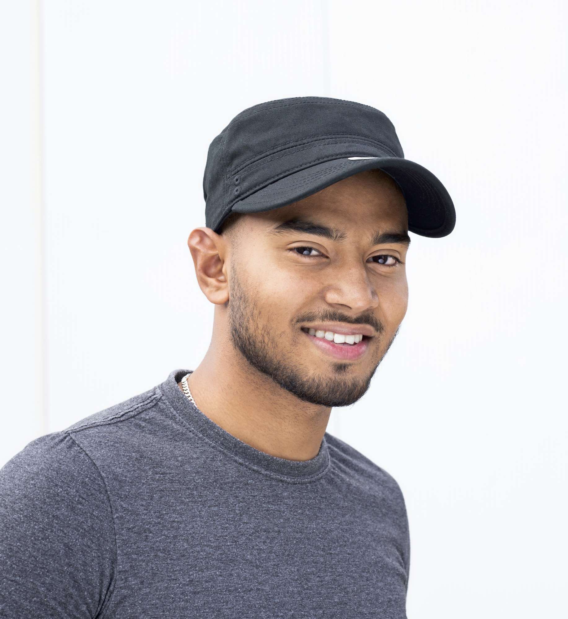 Bio-Baumwoll Army Cap mit Klettverschluss