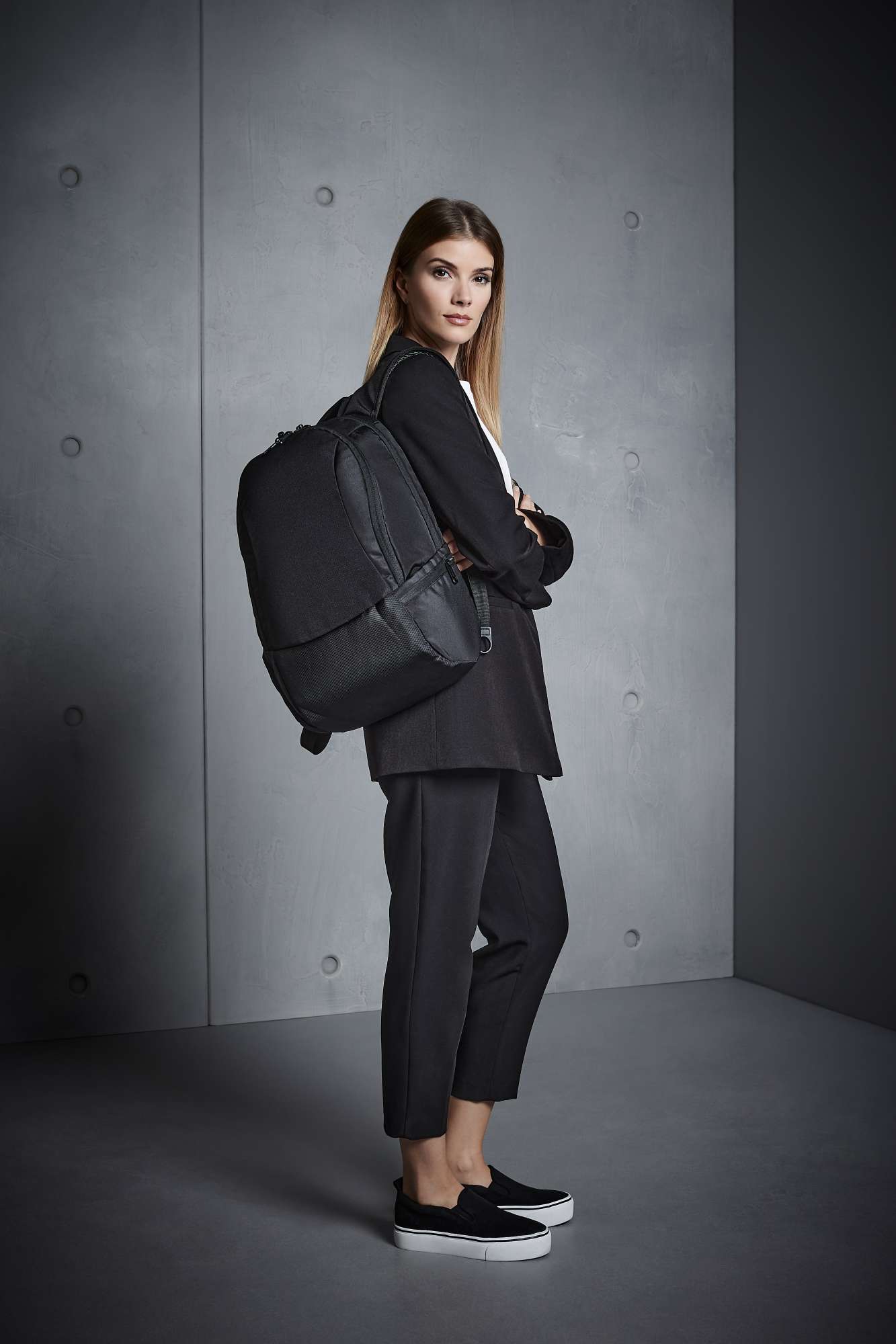 Slimline Laptop-Rucksack aus Mikro-Ripstop