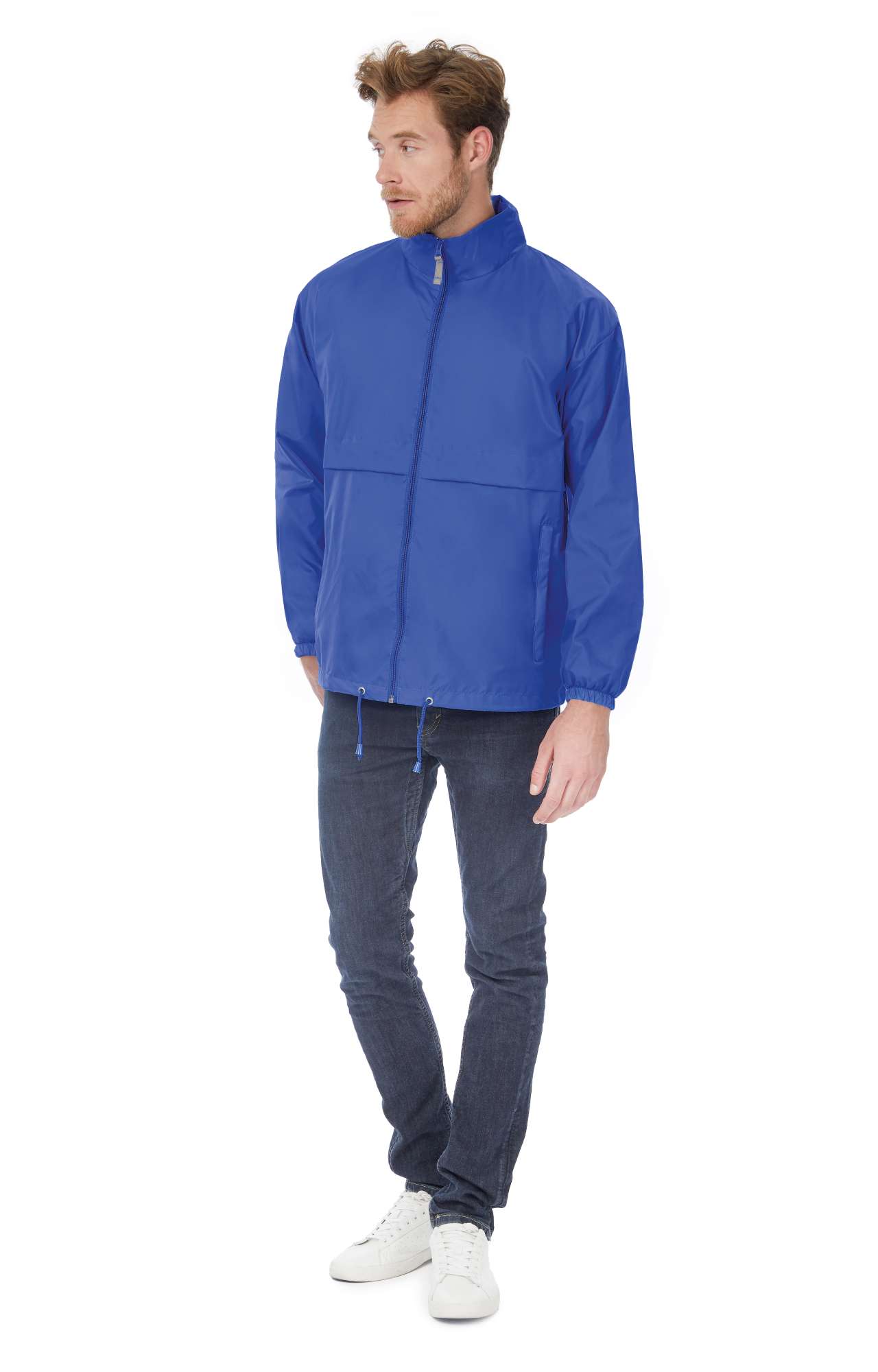 Wasserabweisende Nylon-Taft Jacke mit Kapuze