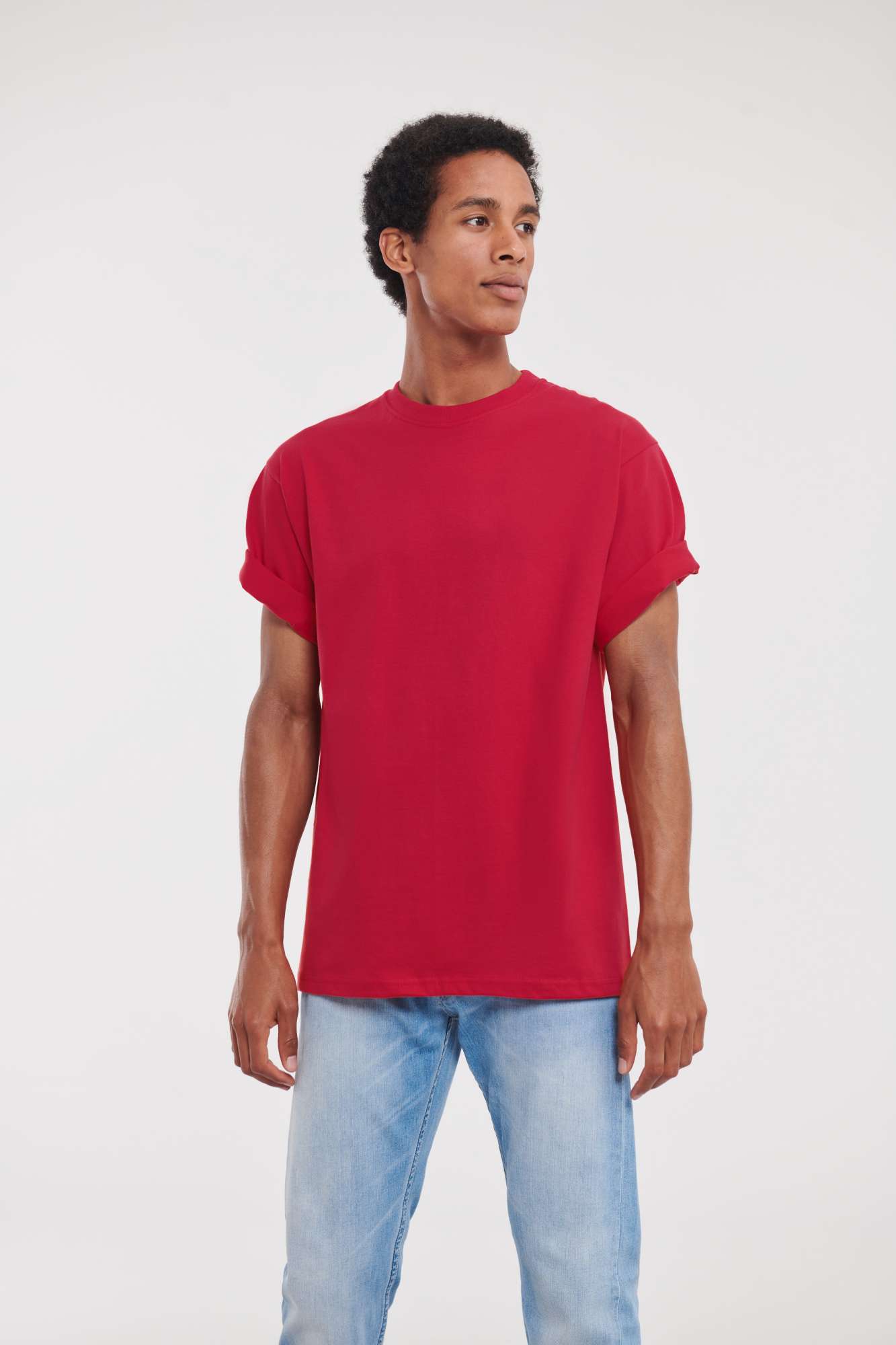 Russel T-Shirt aus 100% Baumwolle für Herren, Bright Royal XL, Z215