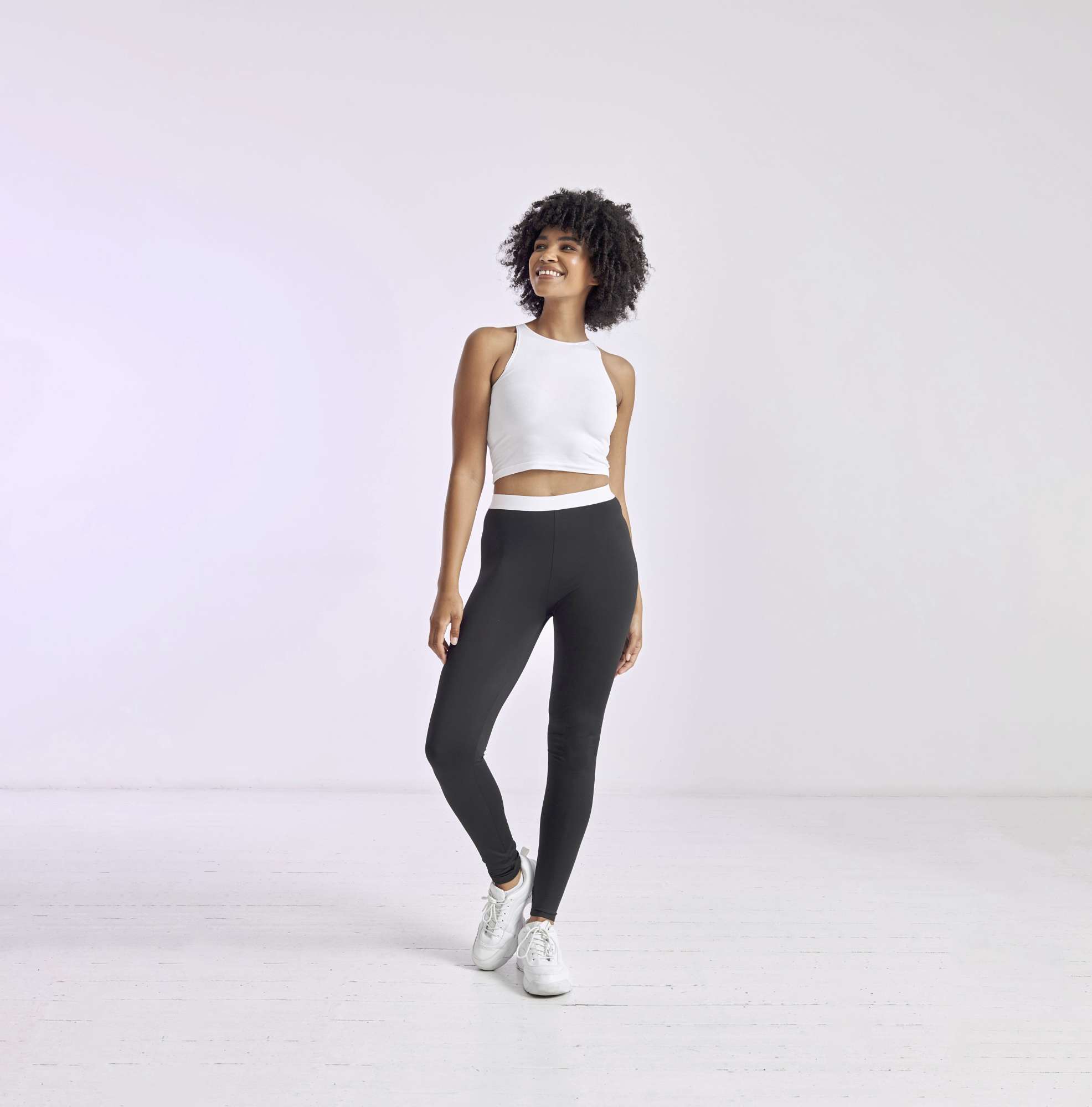SF Leggings mit Jacquard-Bund