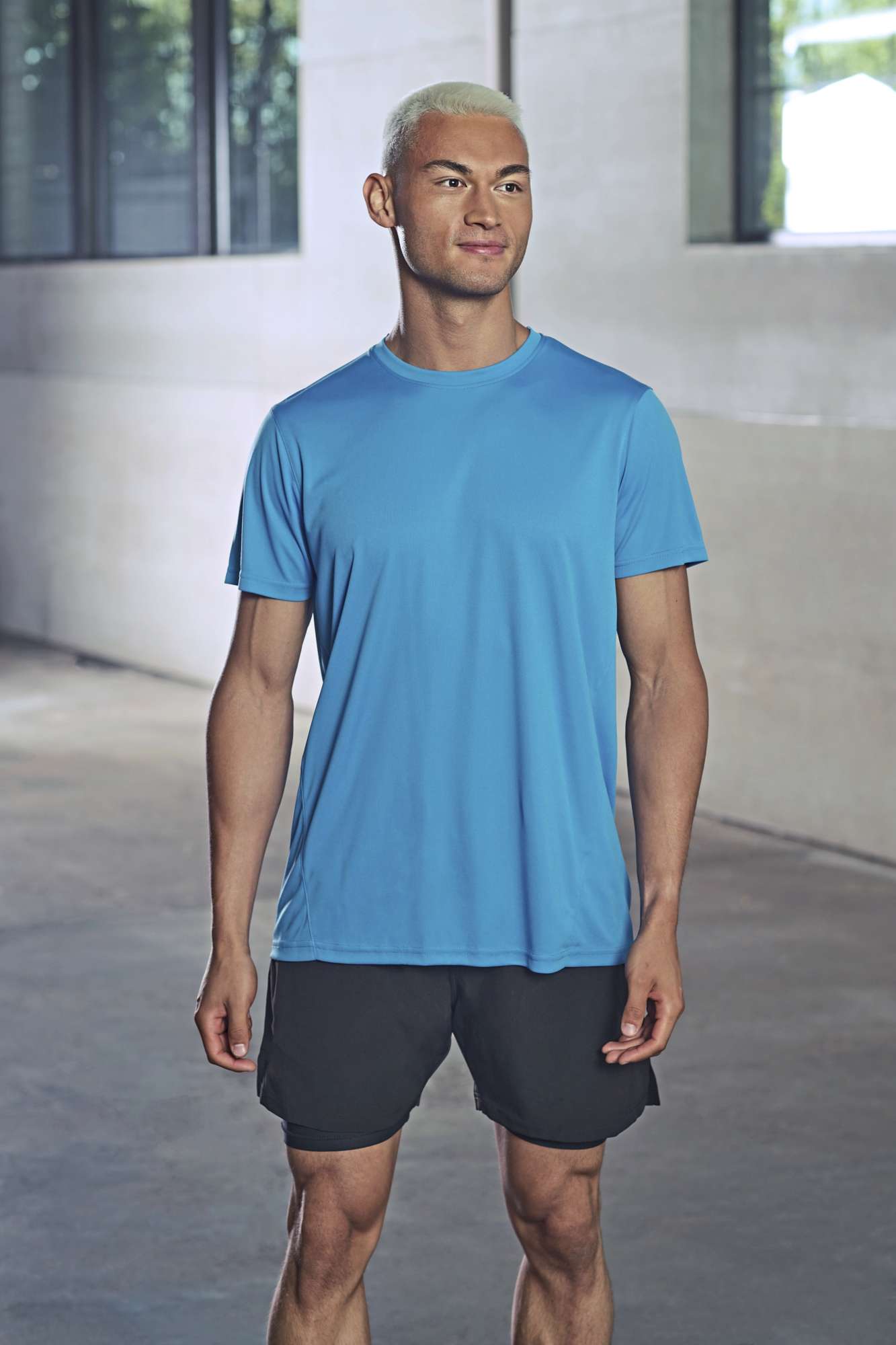 Tombo Recycled Performance T-Shirt für Sport, Black XL, TL545