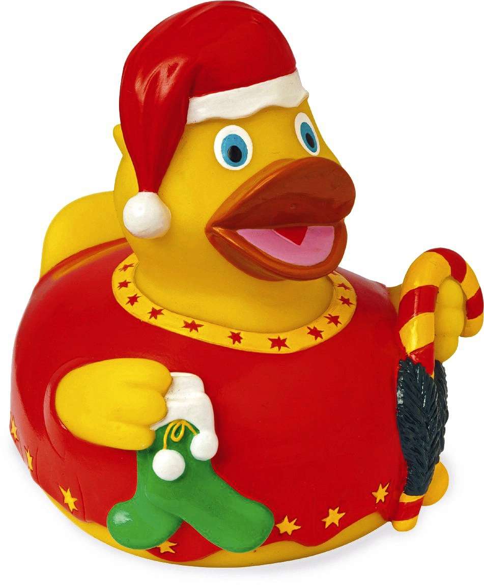 Mbw Schnabels® Quietsche-Ente Weihnachten 80mm, Standard 80 mm, MBW131109