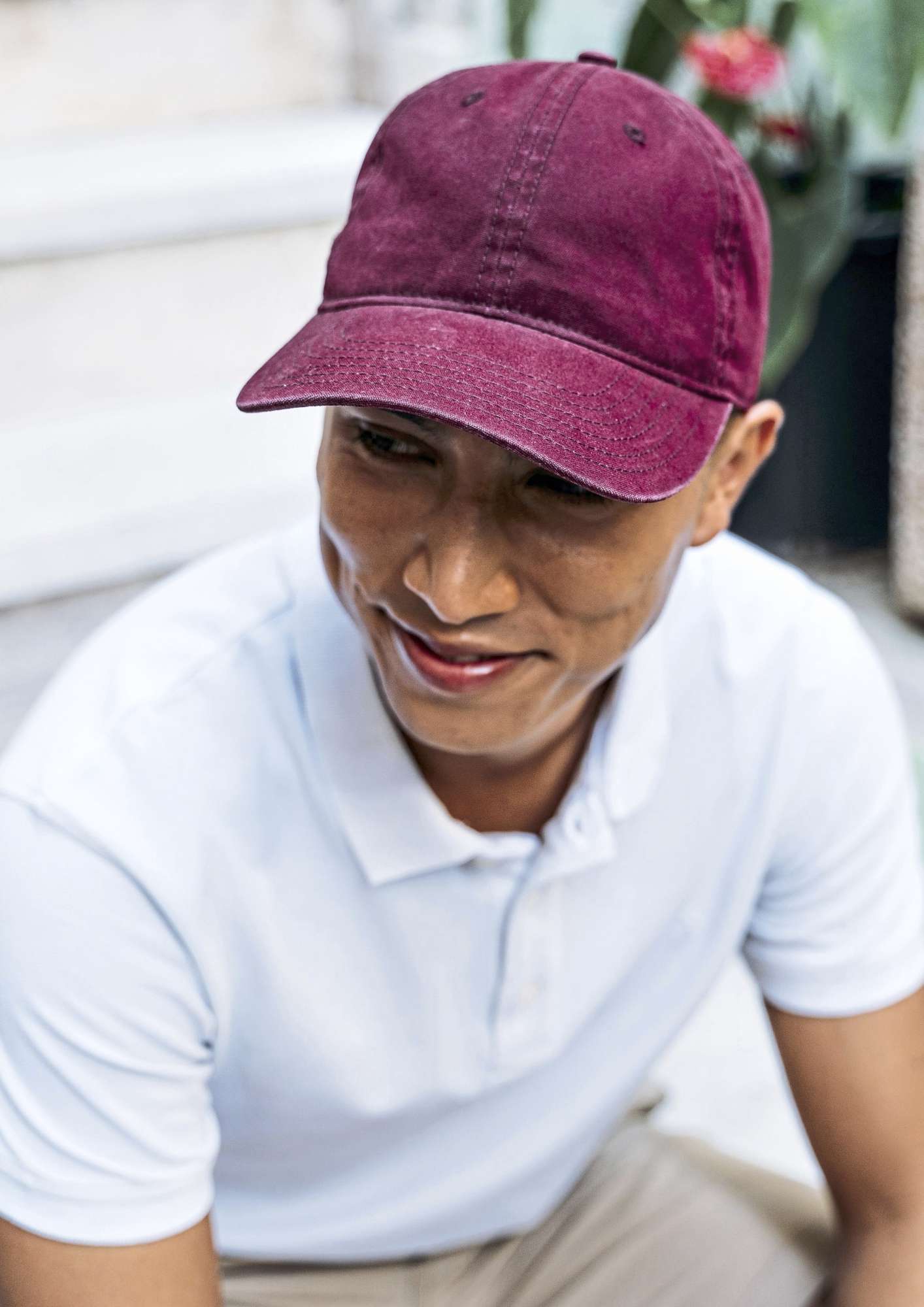 Groovy Cap aus Baumwoll-Canvas