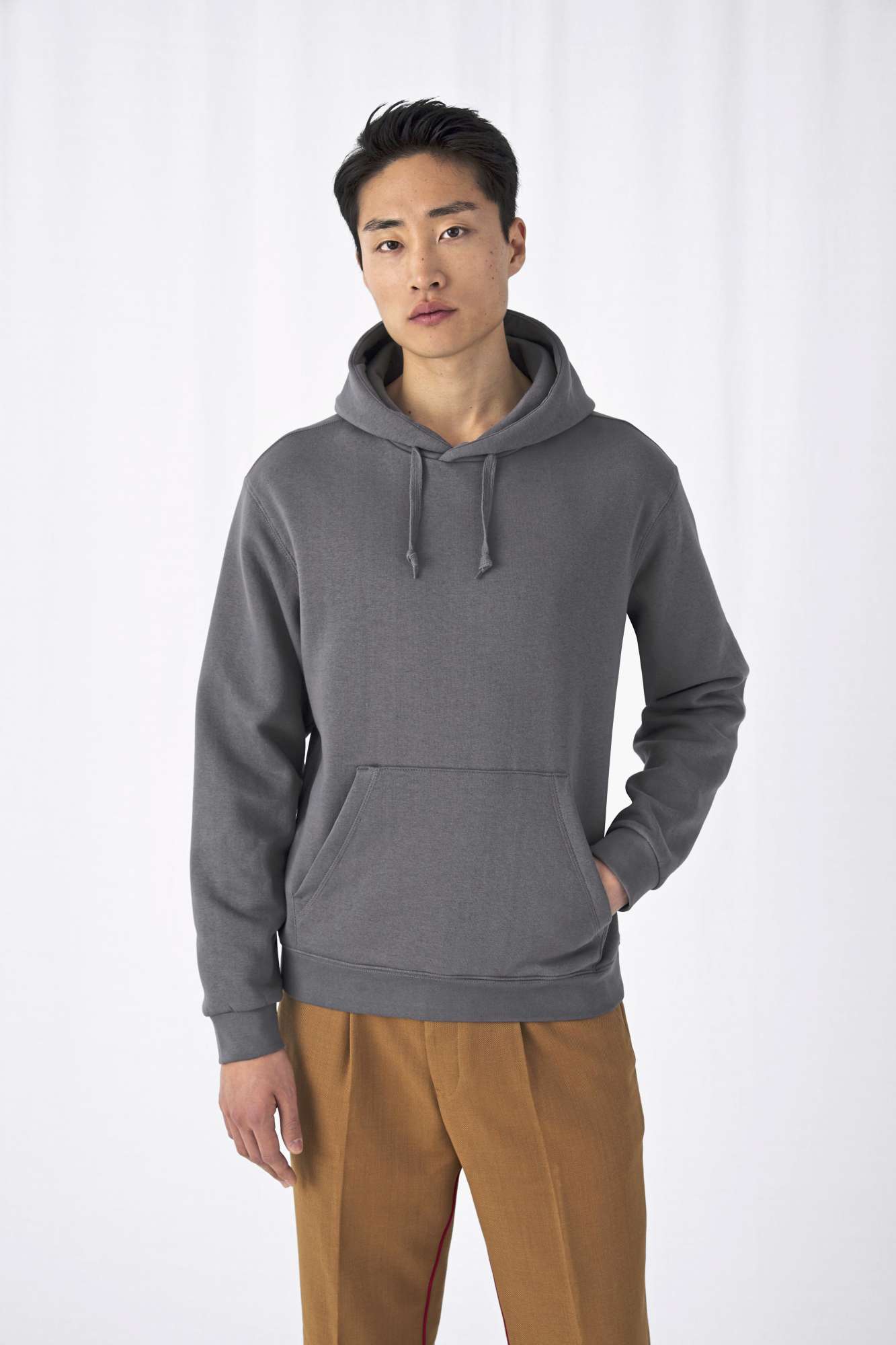 Hoodie mit Kapuze aus Baumwolle-Polyester