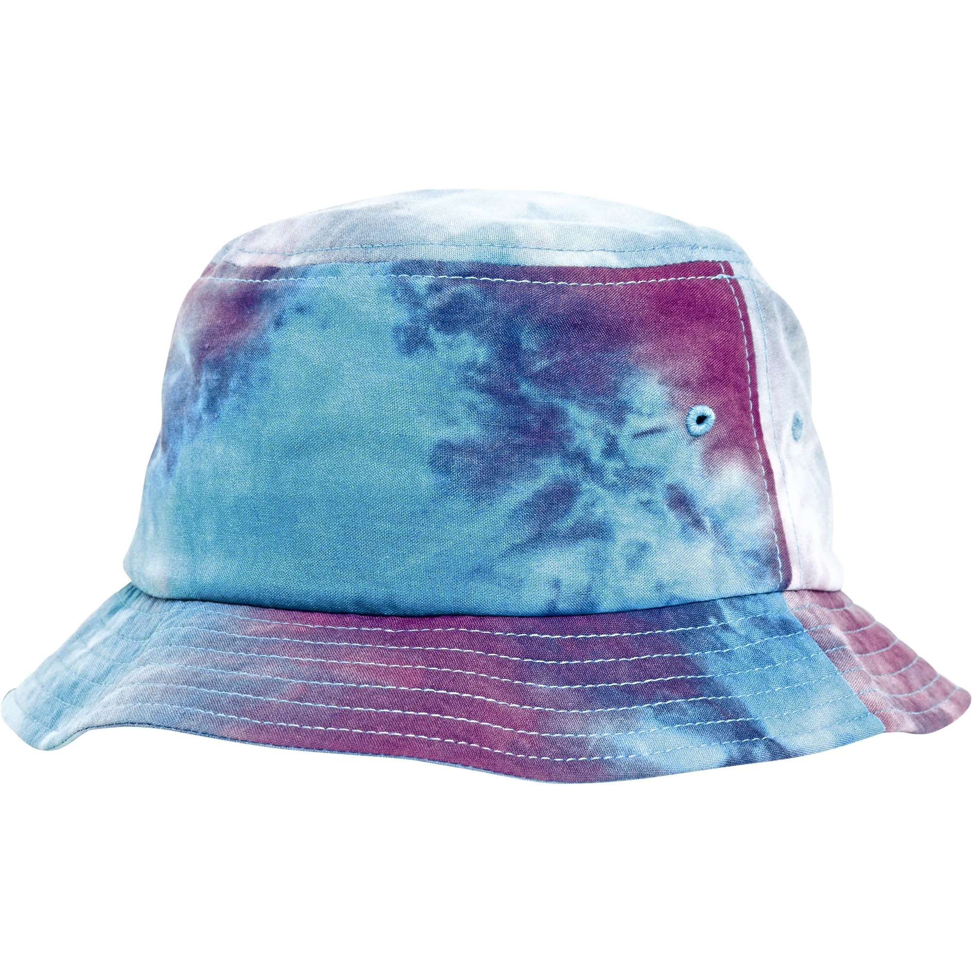 Batik Bucket Hat mit umlaufender Krempe