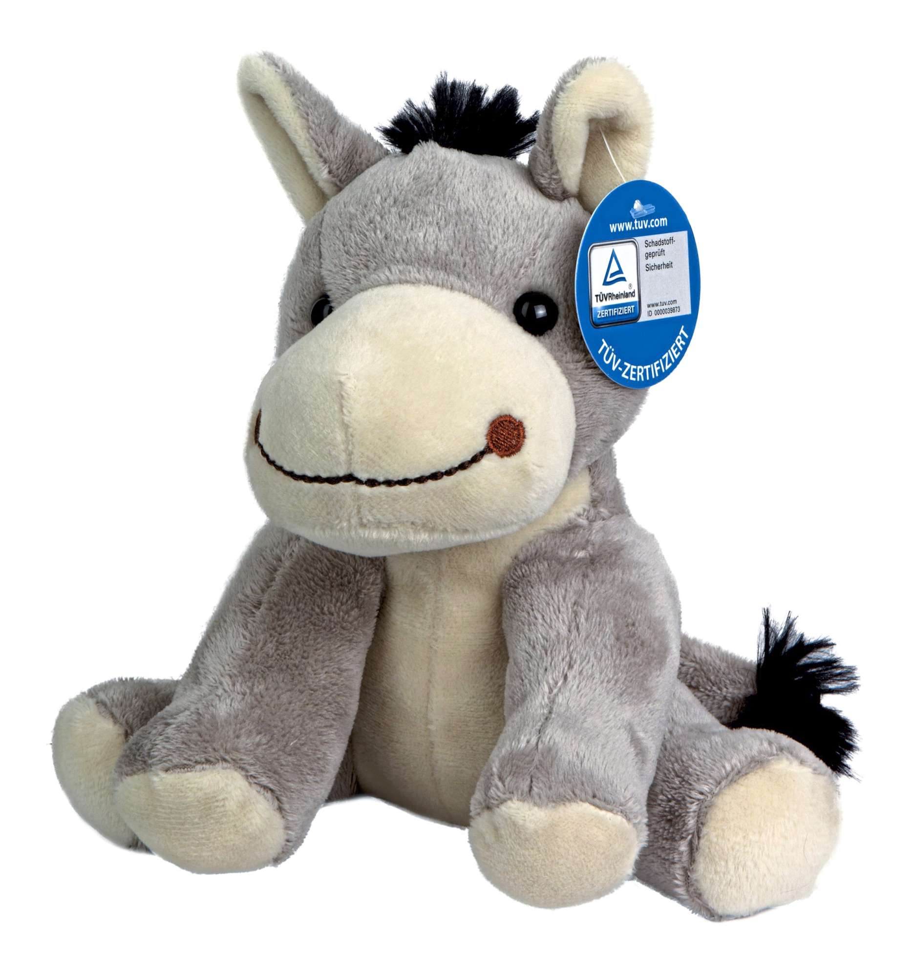 Mbw MiniFeet® Plüsch Esel Alex 18 cm, Standard 18 cm, MBW60626