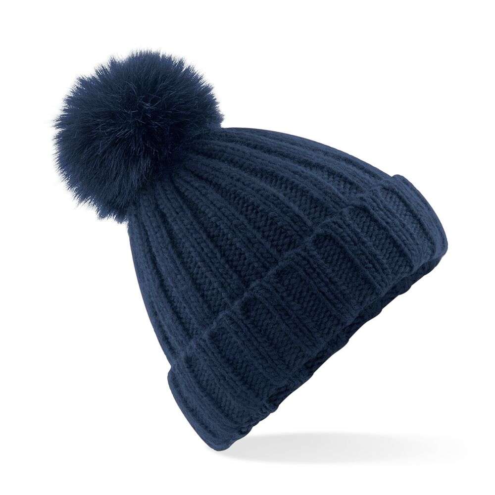 Verbier Chunky Beanie mit abnehmbarem Bommel