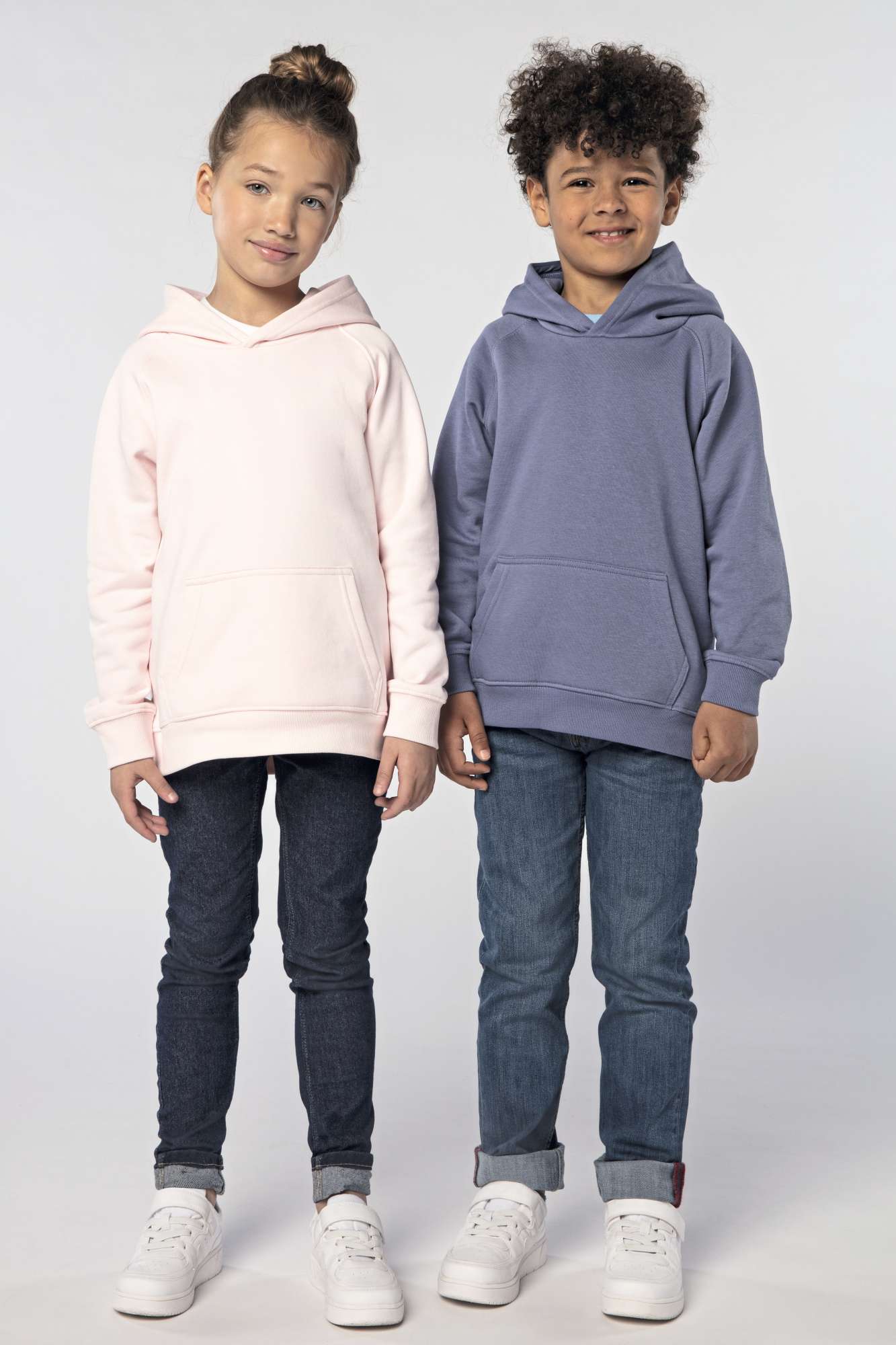 SOL´S Kids' Stellar Bio-Hoodie mit Kragen, Grey Melange 12 Jahre (142/152), L03576