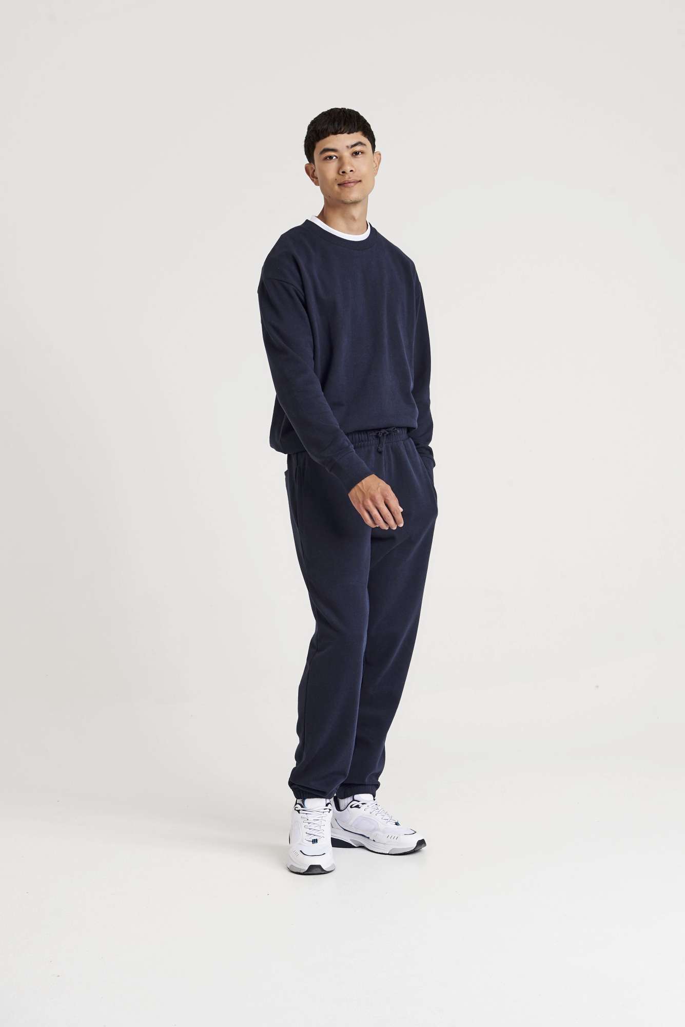 Recyceltes Sweatshirt mit angerauter Oberfläche