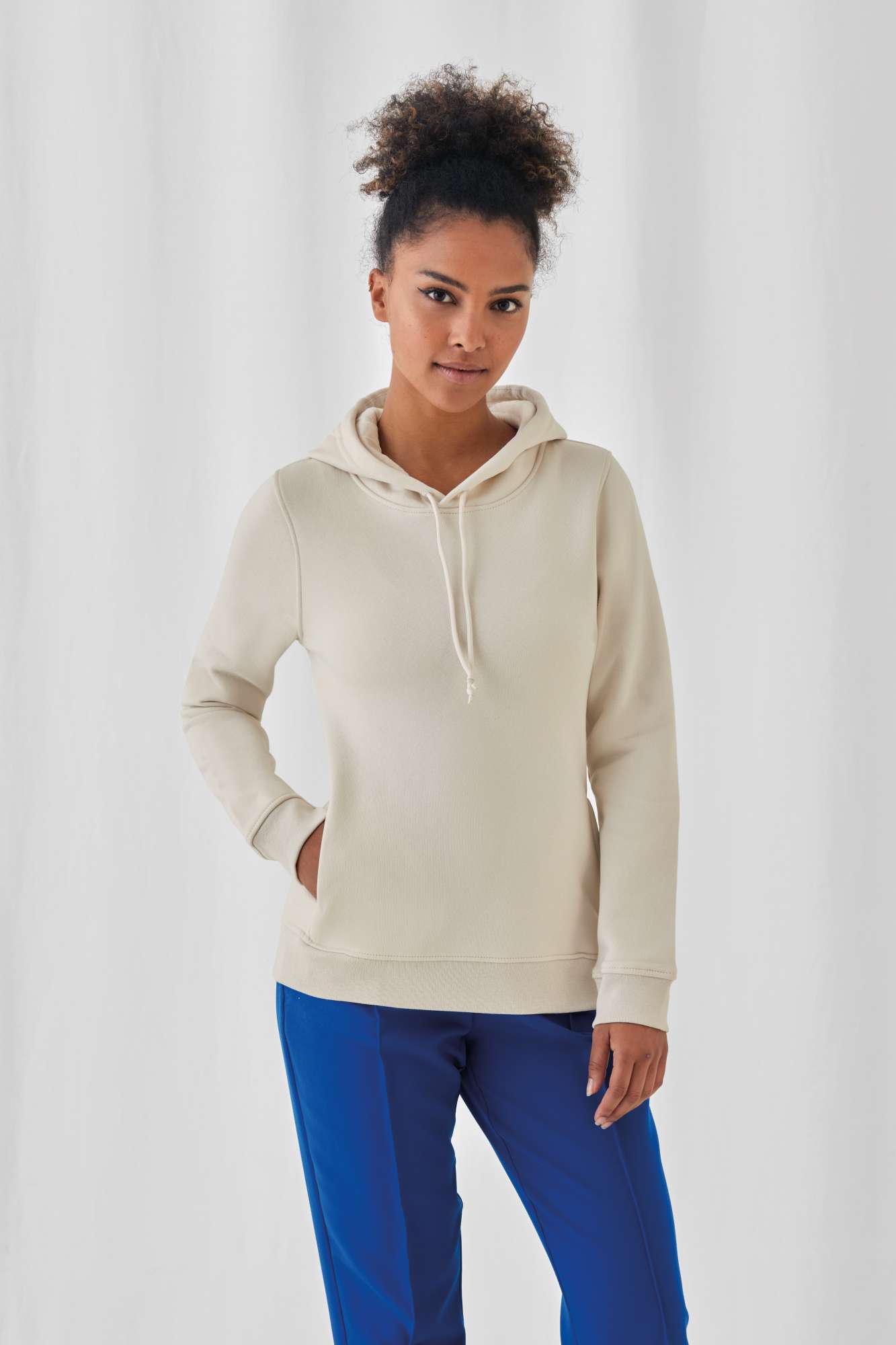 Bio-Baumwoll Hoodie mit Kordelzug