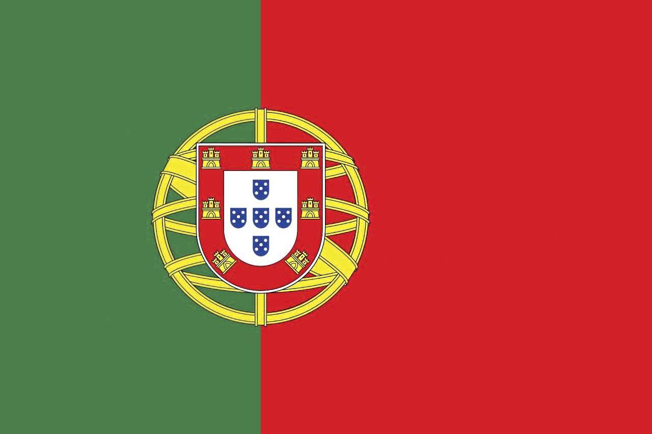 Fahne Portugal 90x150 cm Polyester