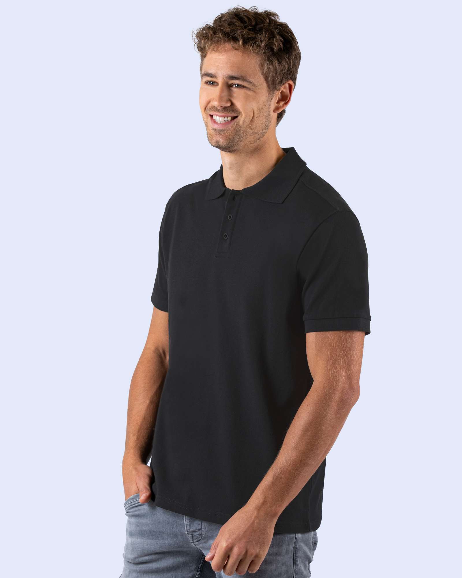 Starworld Poloshirt aus Bio-Baumwolle für Herren, Deep Navy S, SW160