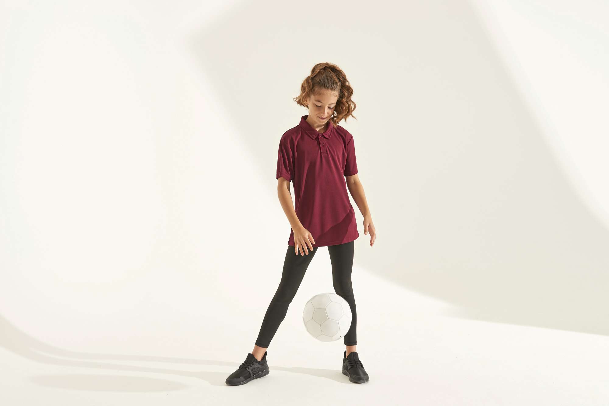 Just Cool Kurzarm-Poloshirt mit Feuchtigkeitsregulierung, Purple 7/8 (M), JC040J