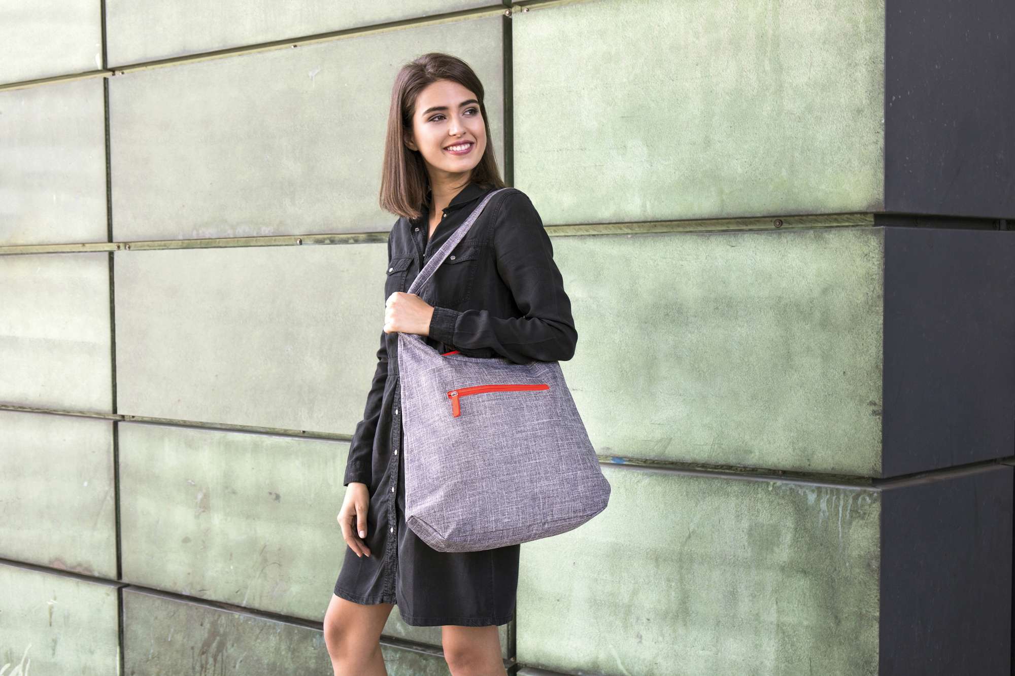 Lady Bag Union Square in Grey Melange