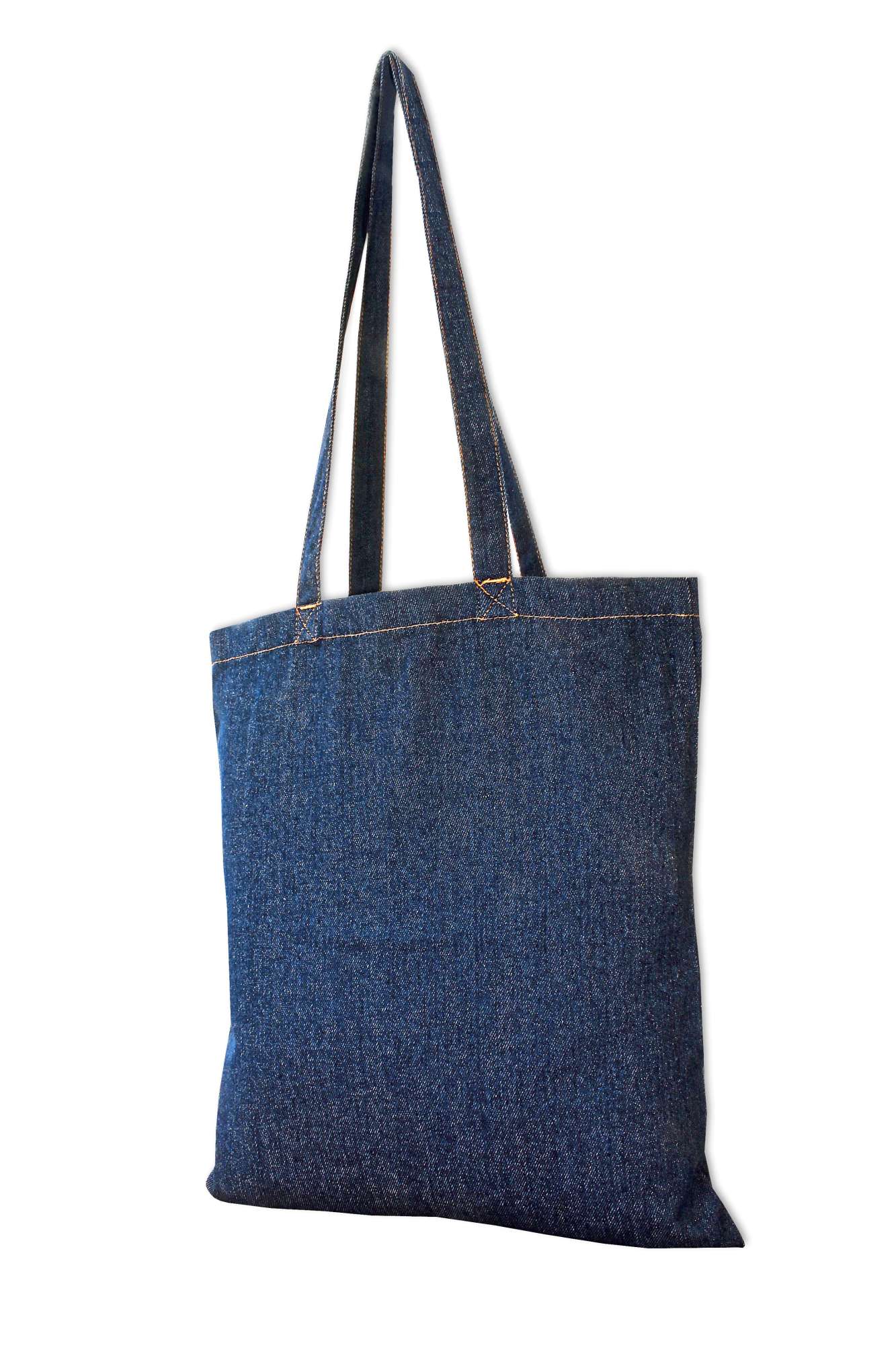Jeans-Tasche mit langen Tragegriffen