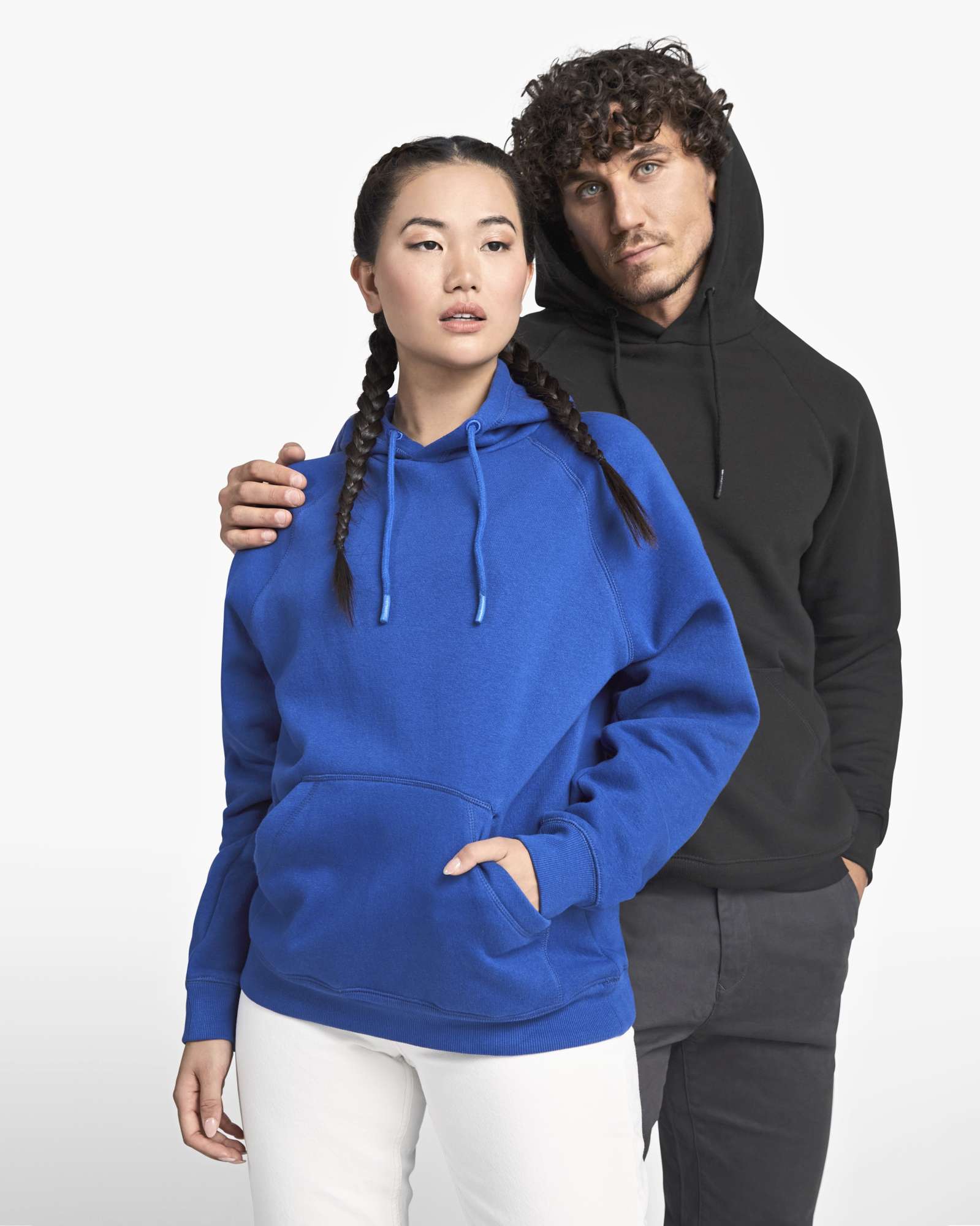 Roly Eco Bio-Baumwolle Kapuzen-Sweatshirt mit Tasche, Navy Blue 55 XL, RY1074