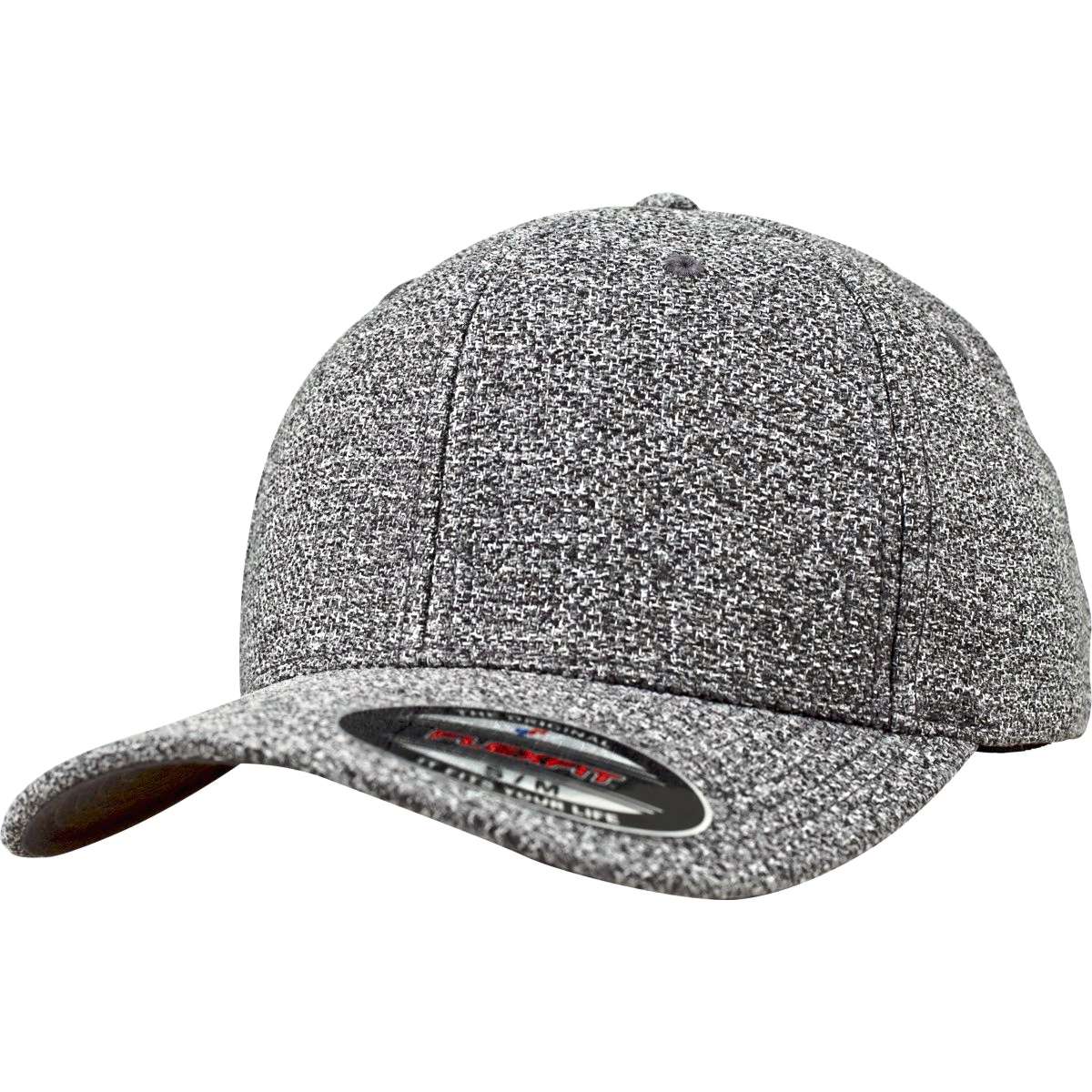 Flexfit Melange Cap mit verstärkter Front