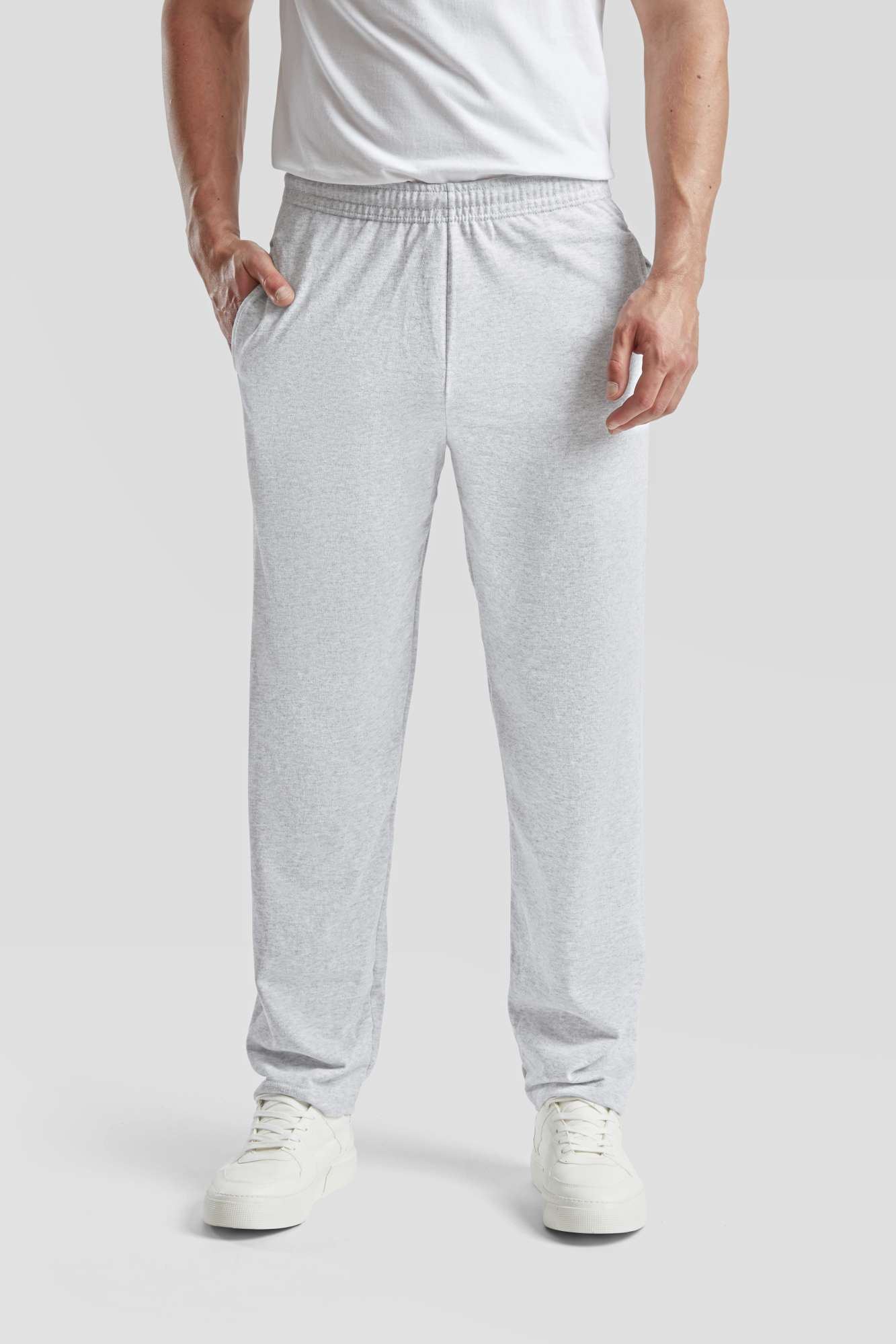 Fruit of the Loom Leichte Jogginghose mit offenem Saum, Deep Navy XL, F490