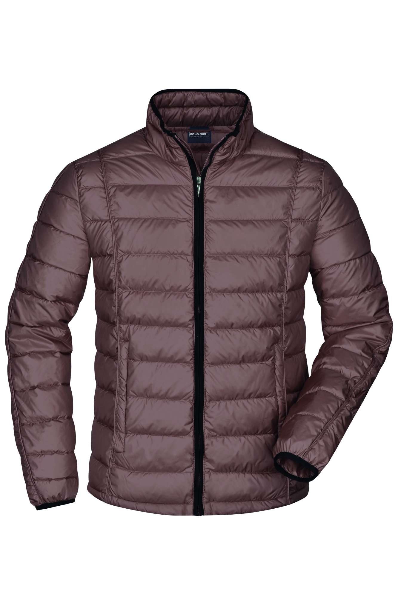 Daunenjacke mit Kontrastdetails und Taschen