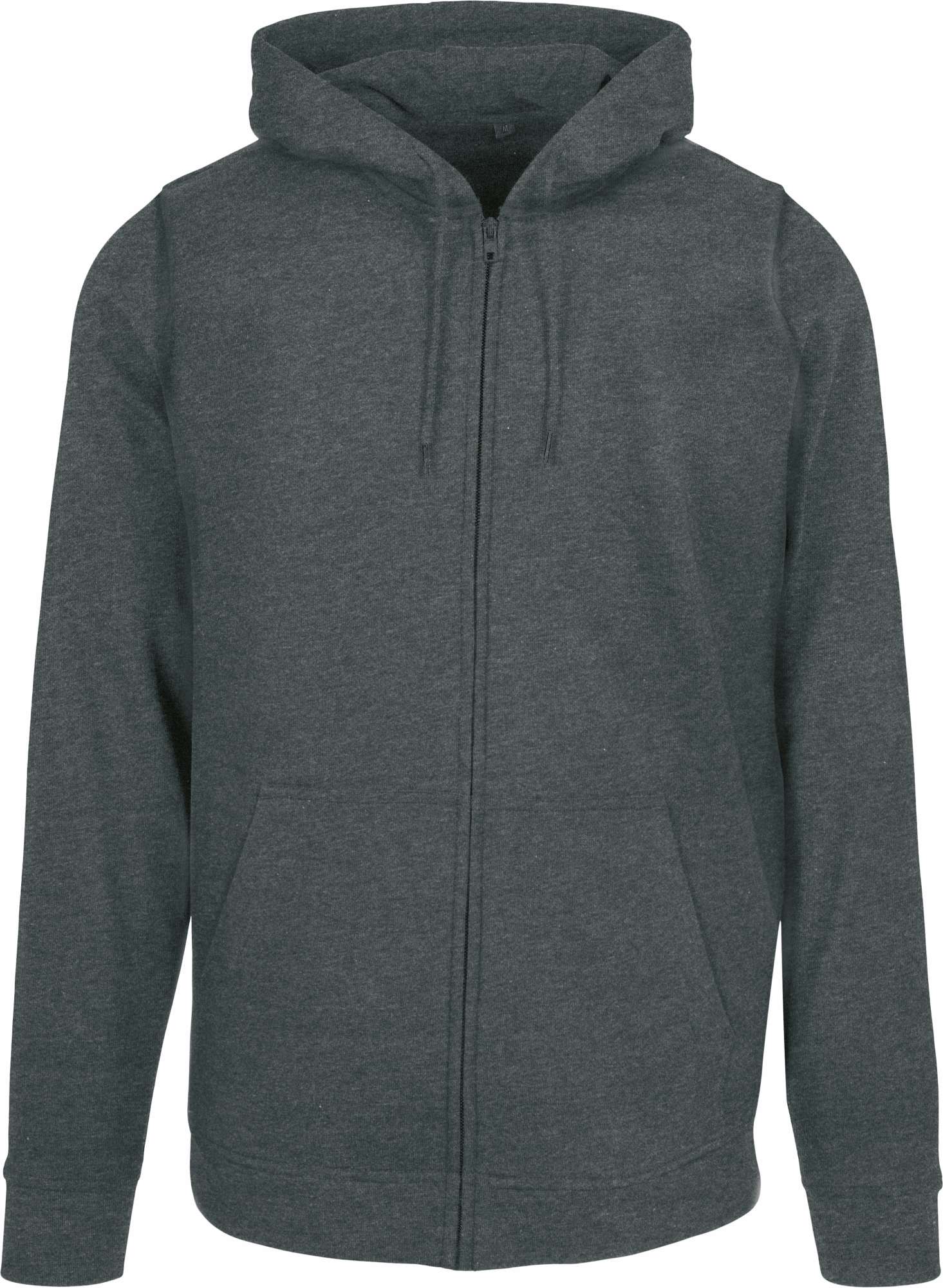 Basic Zip Hoody mit Kängurutasche