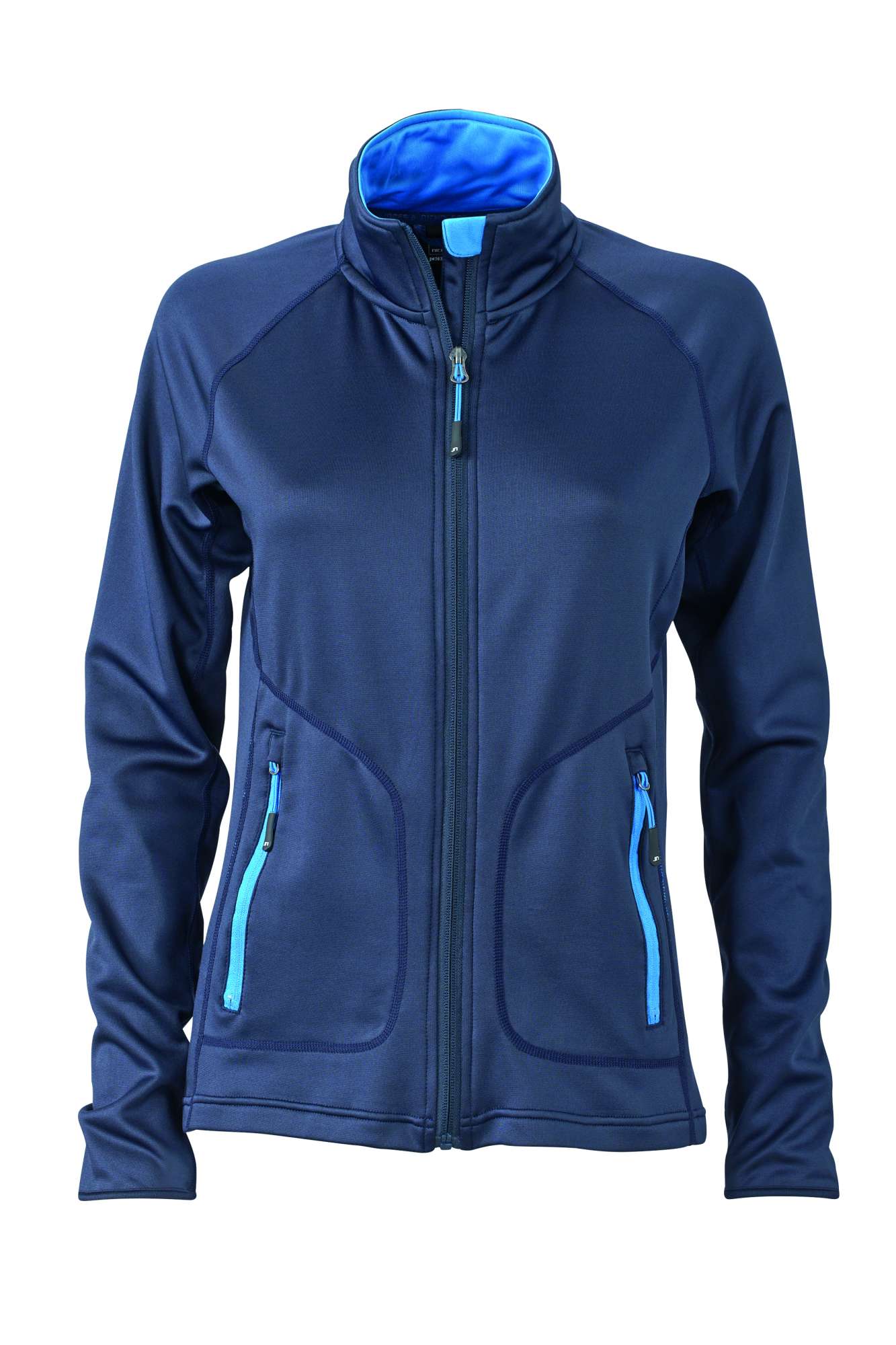 Stretchfleece Jacke mit Reißverschluss für Damen