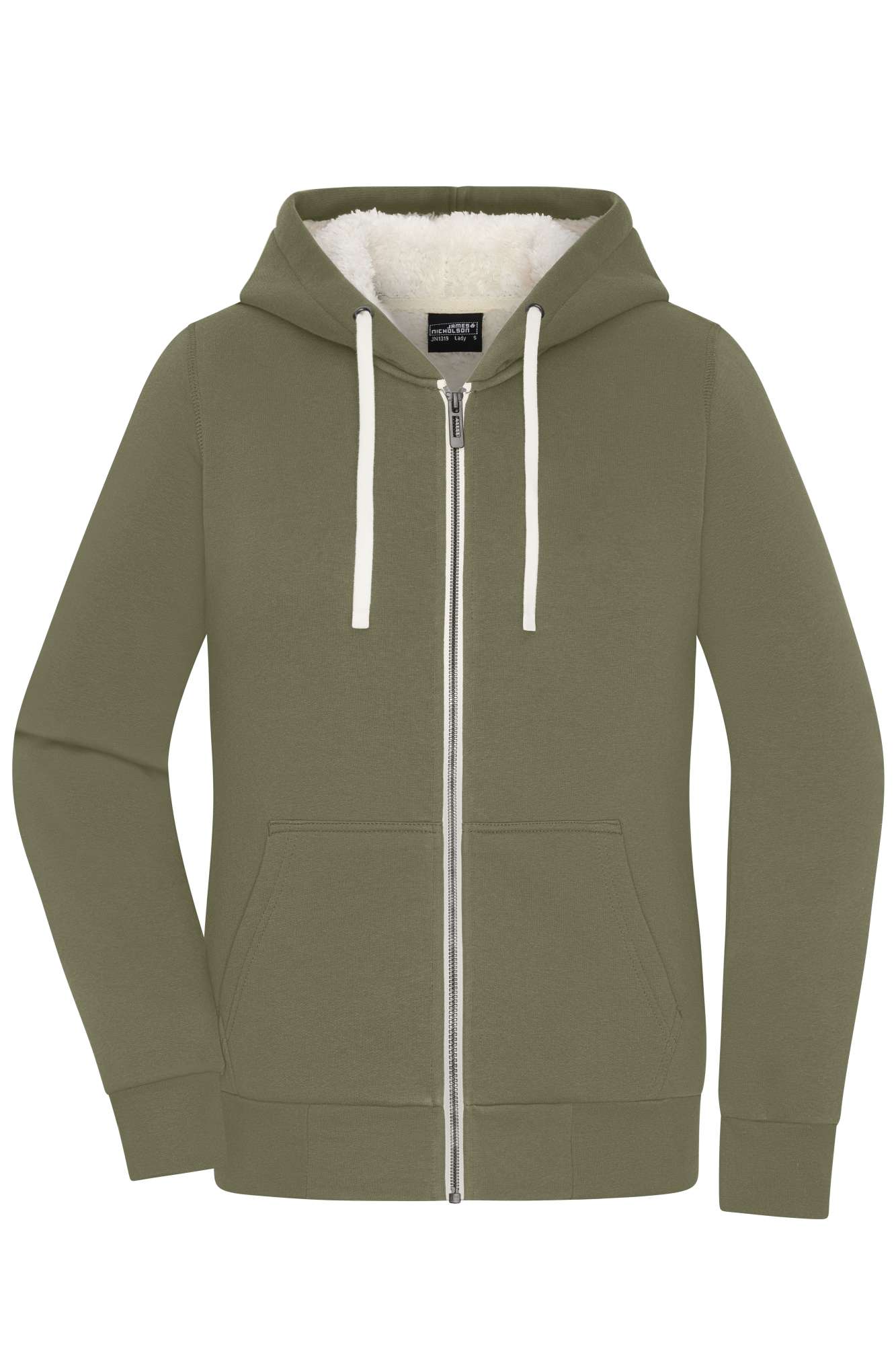 Doubleface Jacke mit Sherpa-Futter für Damen