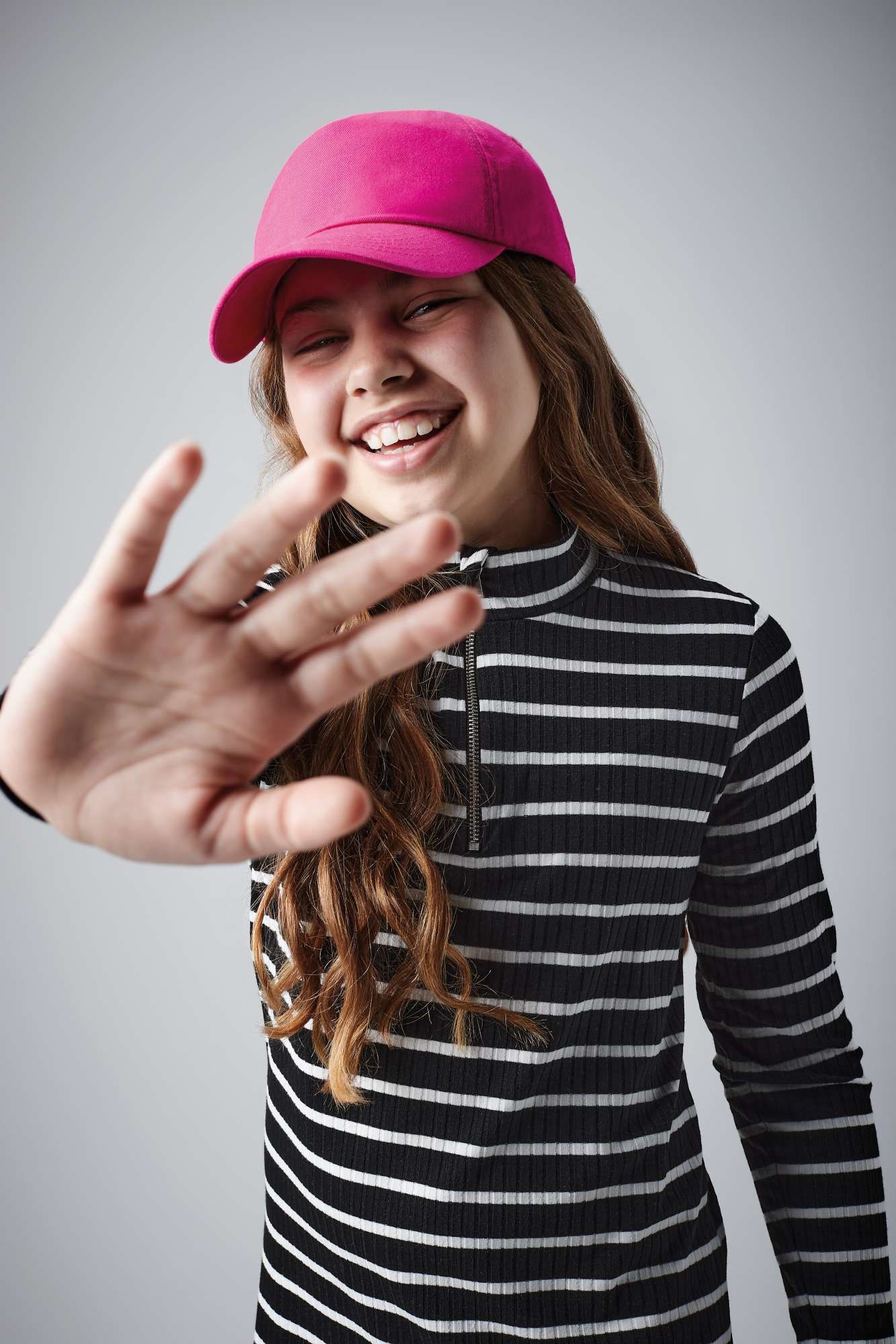 Junior 5-Panel Cap aus Baumwolltwill