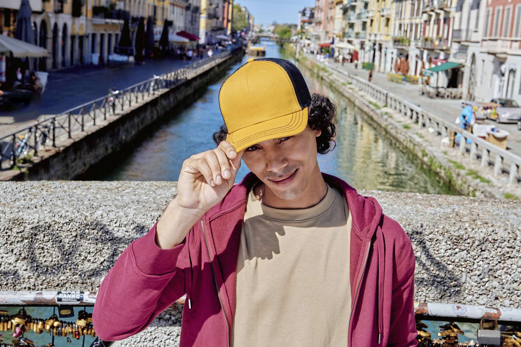 Atlantis Sonic-S Cap aus Baumwolle und Recyclingmaterial, Navy/Navy One Size, AT683
