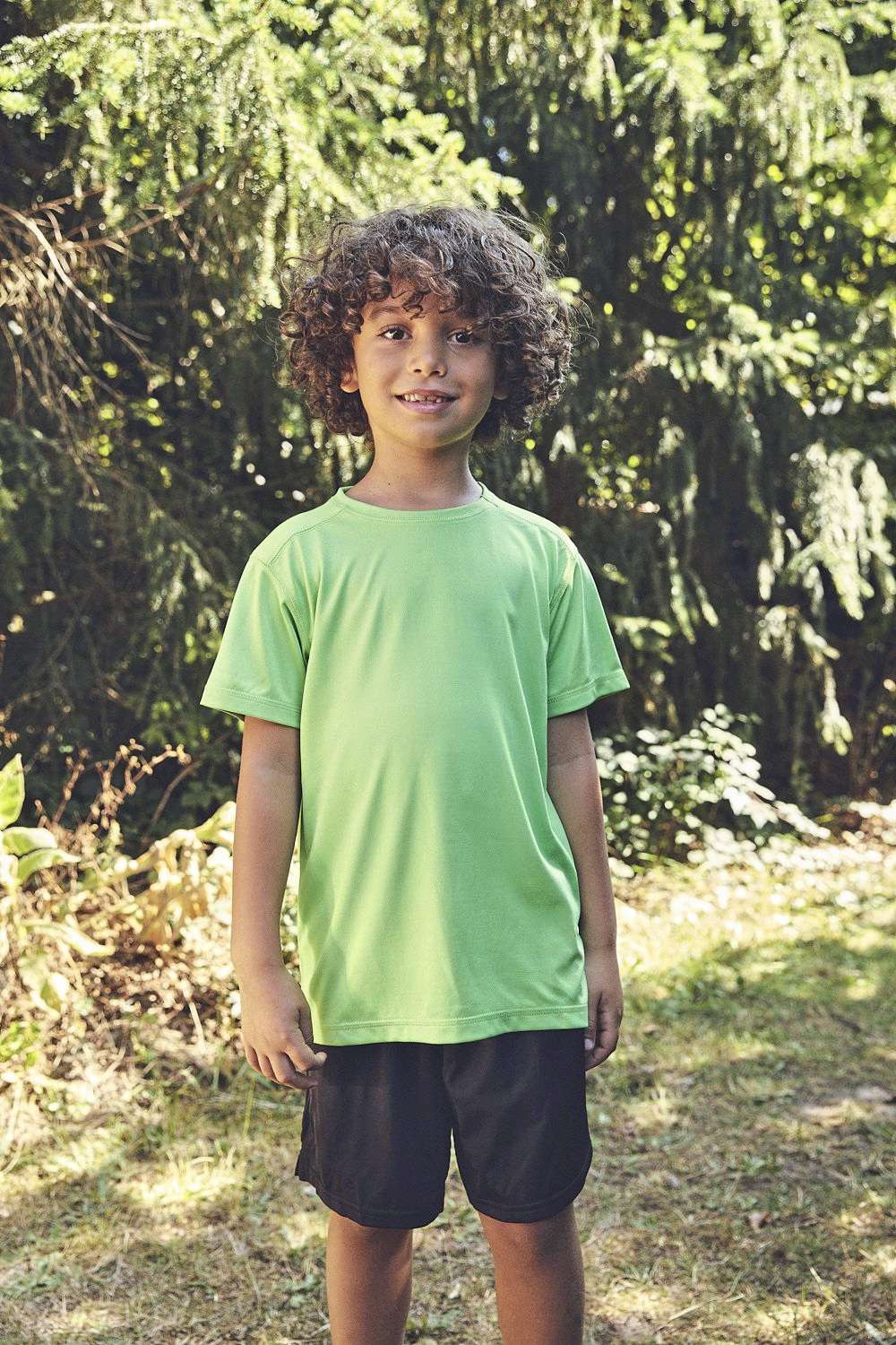 Neutral Recyceltes Kinder Performance T-Shirt, Dusty Mint 104/110, NER30001K