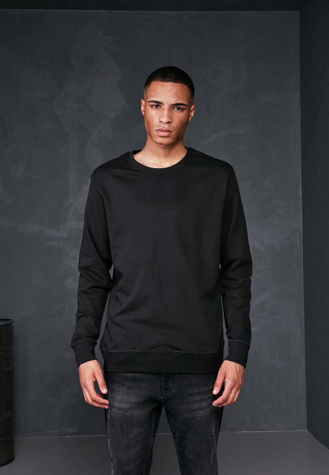 Basic Crewneck Sweatshirt 50/50 Baumwolle/Polyester