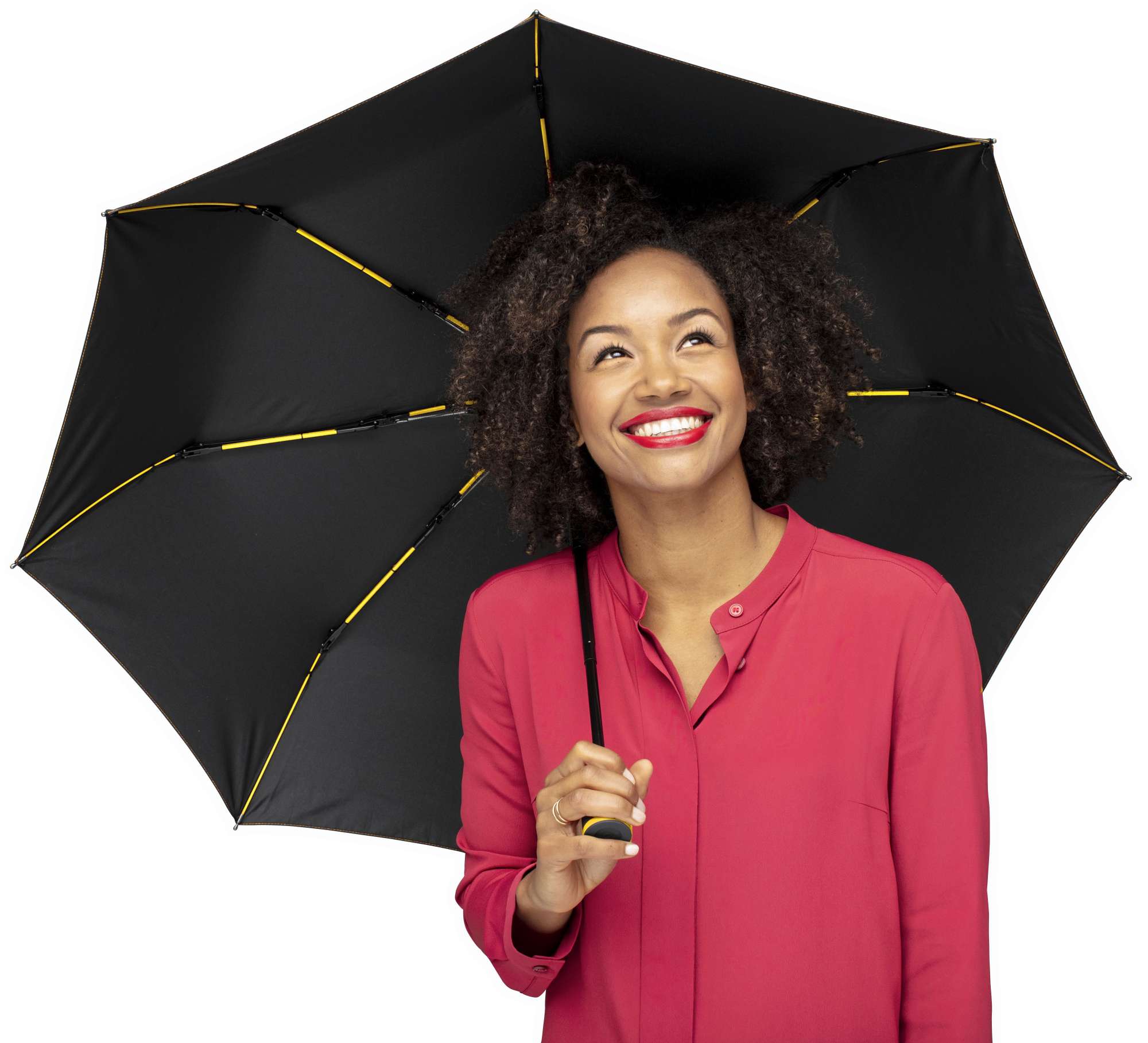 Taschenschirm mit Doppelautomatik und Windproof